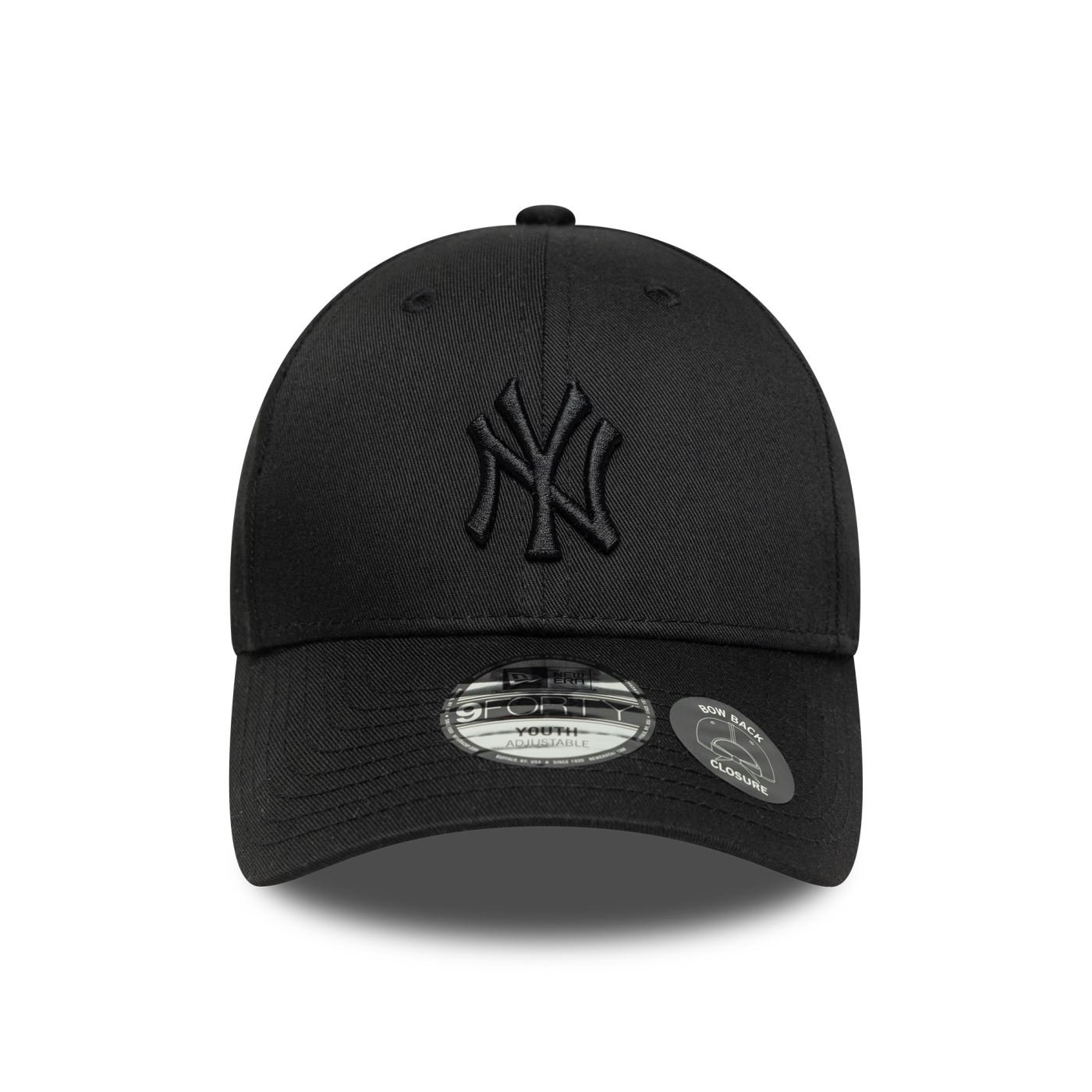 Bone New Era 9FORTY New York Yankees MLB Preto Preto 2