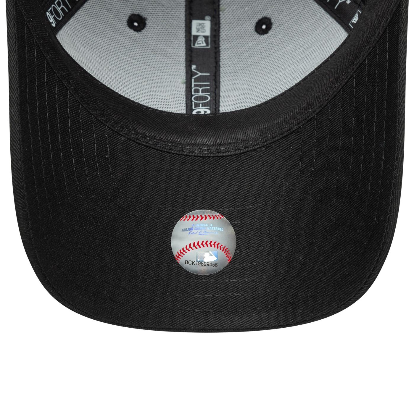 Bone New Era 9FORTY New York Yankees MLB Preto Preto 5