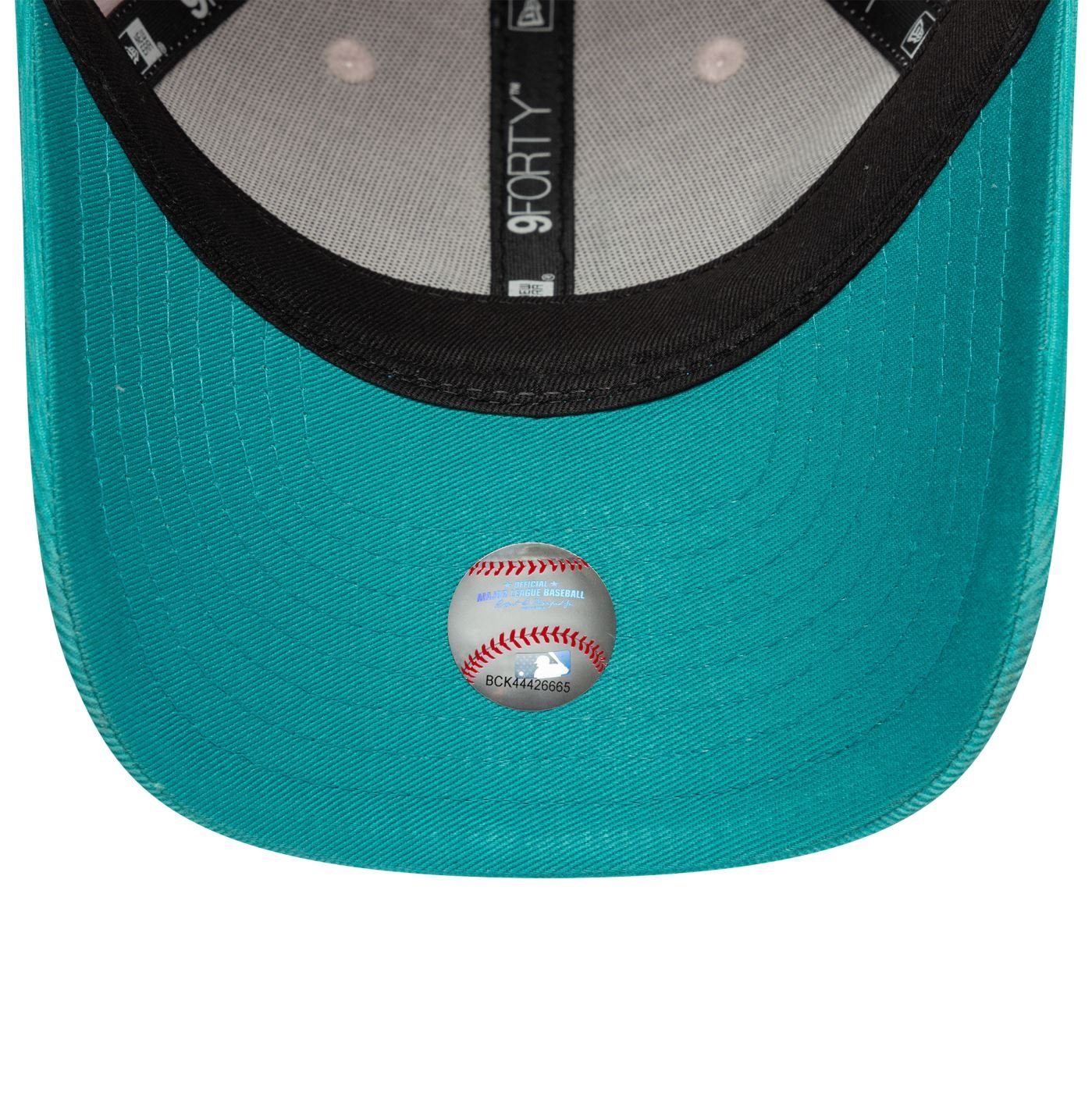 Bone New Era  9FORTY Los Angeles Dodgers MLB Rosa Bege/Verde 5