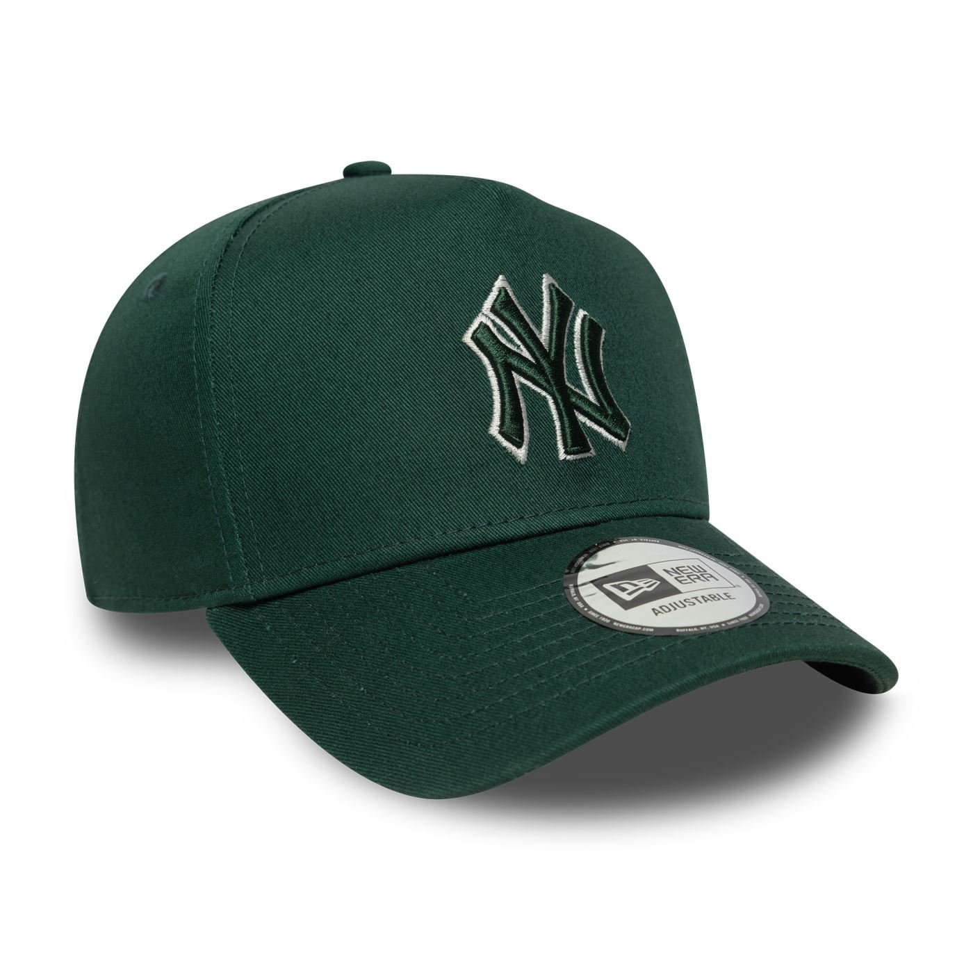 Bone New Era 9FORTY A-Frame New York Yankees MLB Verde Verde 3