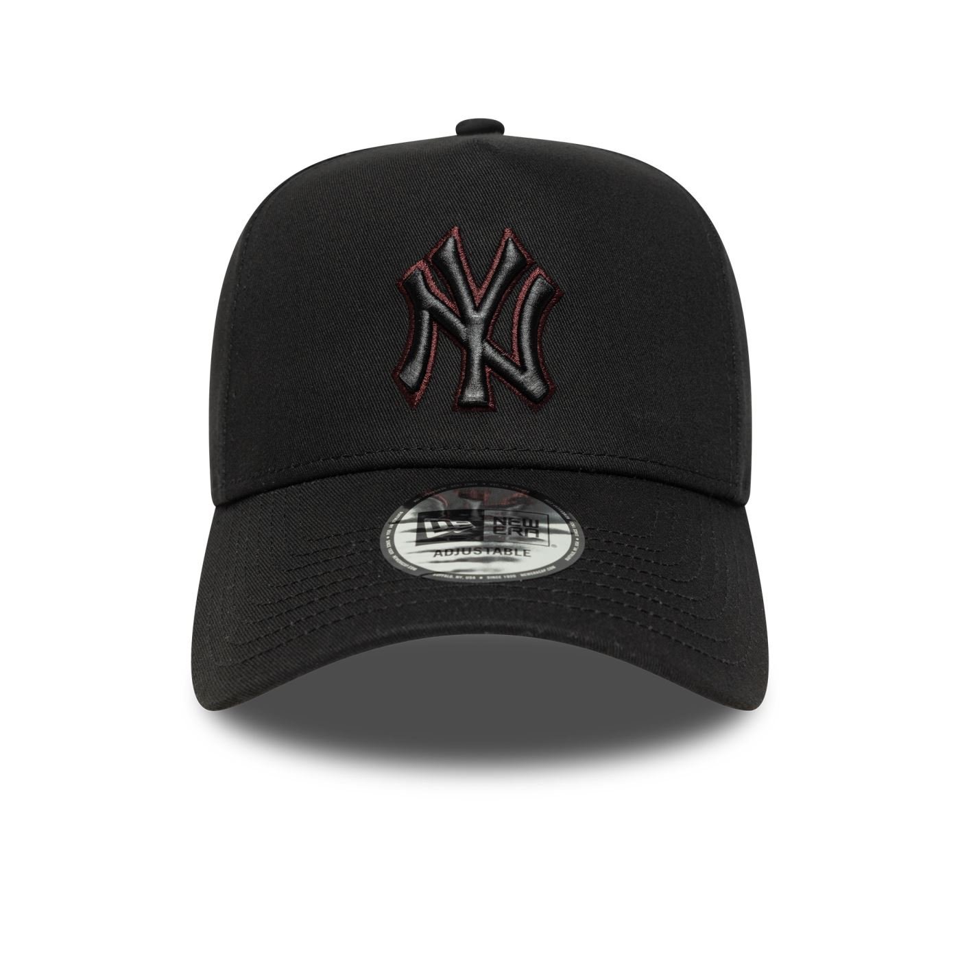 Bone New Era  9FORTY A-Frame New York Yankees MLB Preto Preto 2