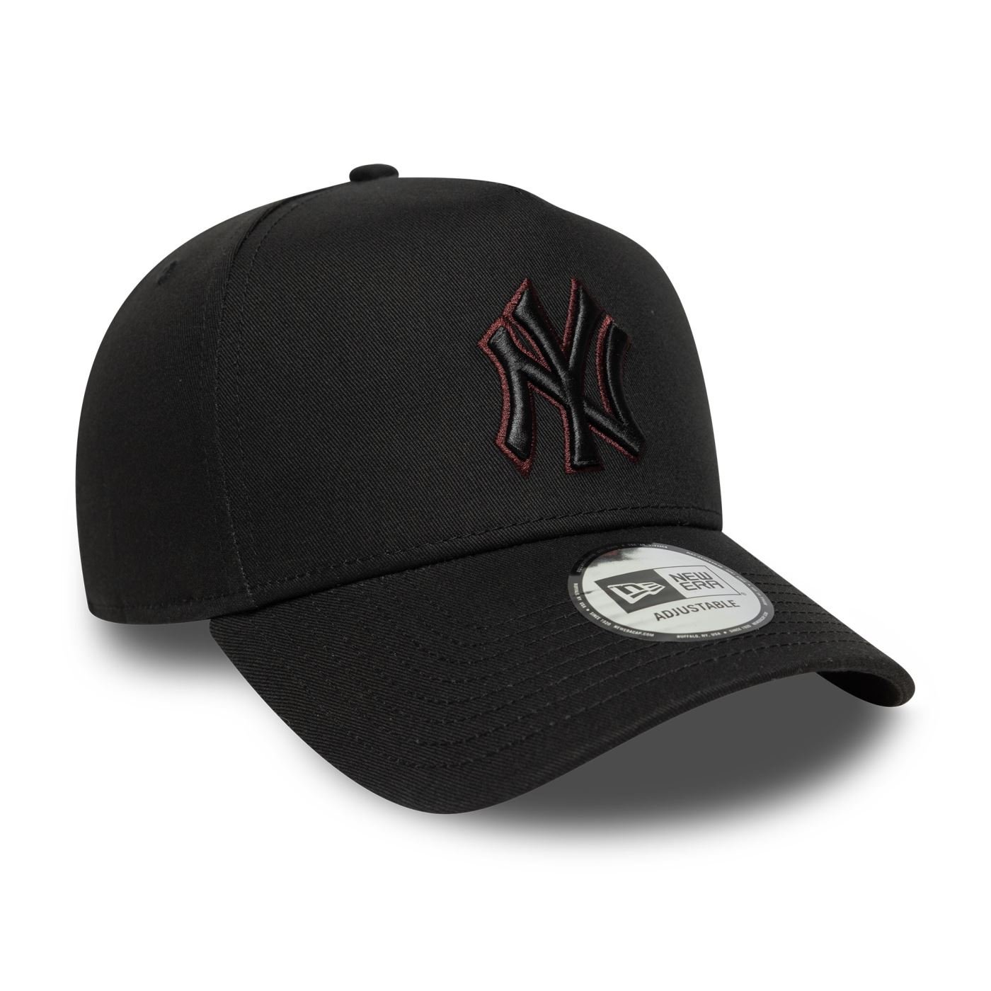 Bone New Era  9FORTY A-Frame New York Yankees MLB Preto Preto 3