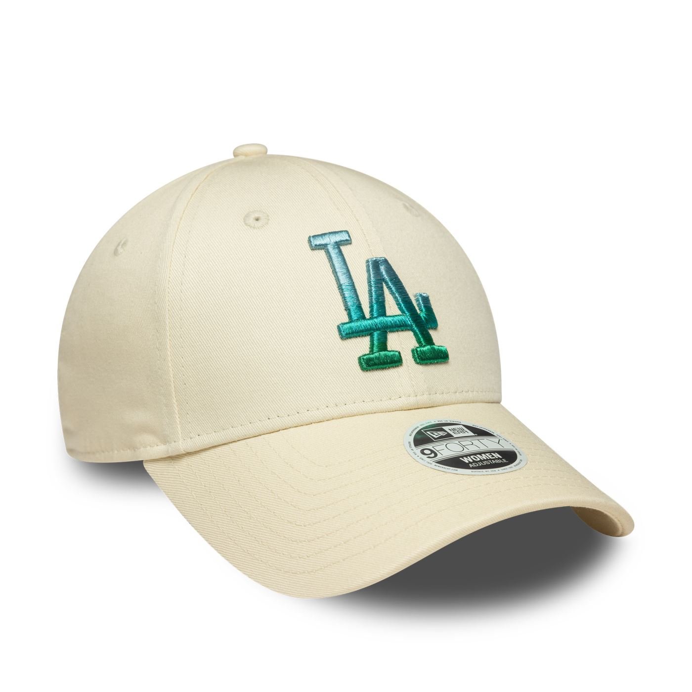 Bone New Era  9FORTY Los Angeles Dodgers MLB Bege Bege 3