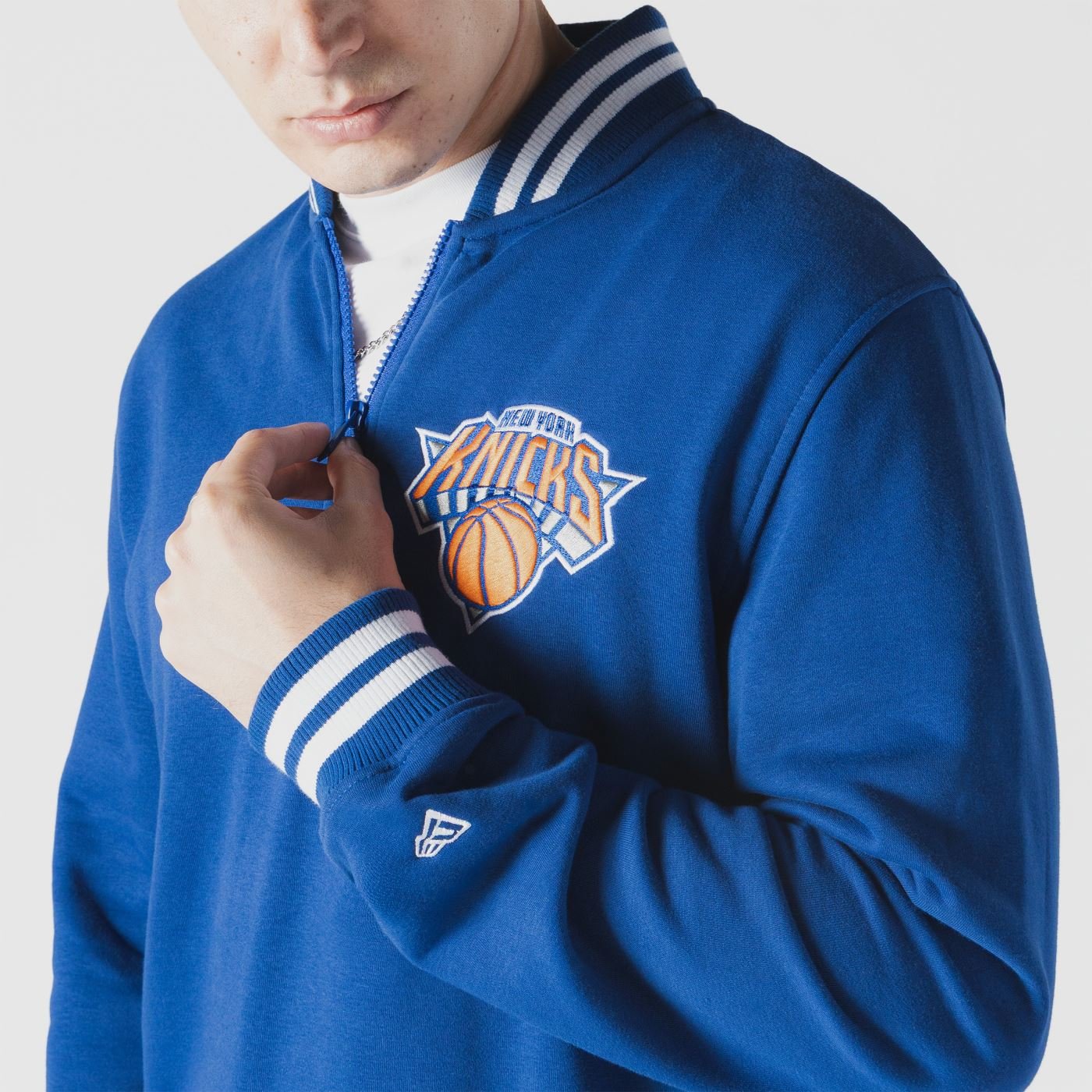 Moletom New Era Quarter New York Knicks NBA Azul Azul 3