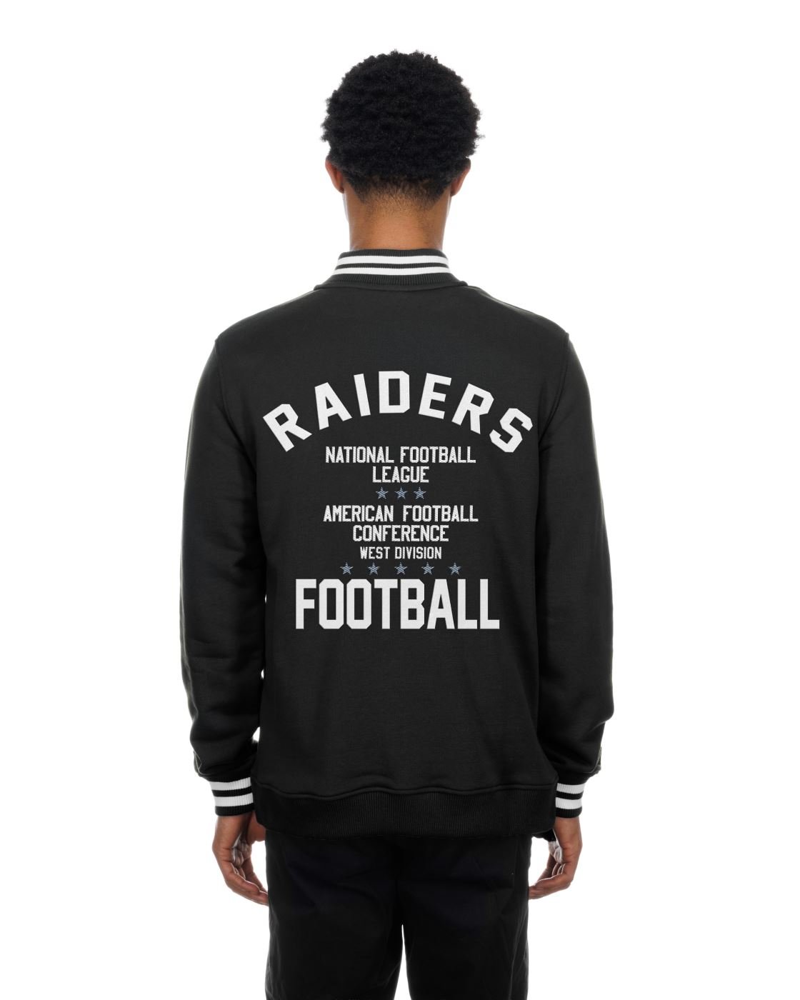 Moletom New Era Quarter Las Vegas Raiders NFL Preto Preto 2