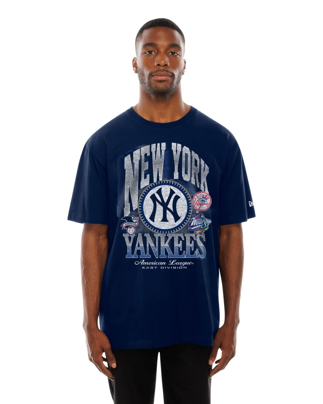 Camiseta New Era Oversize New York Yankees MLB Marinho Azul Marinho 2