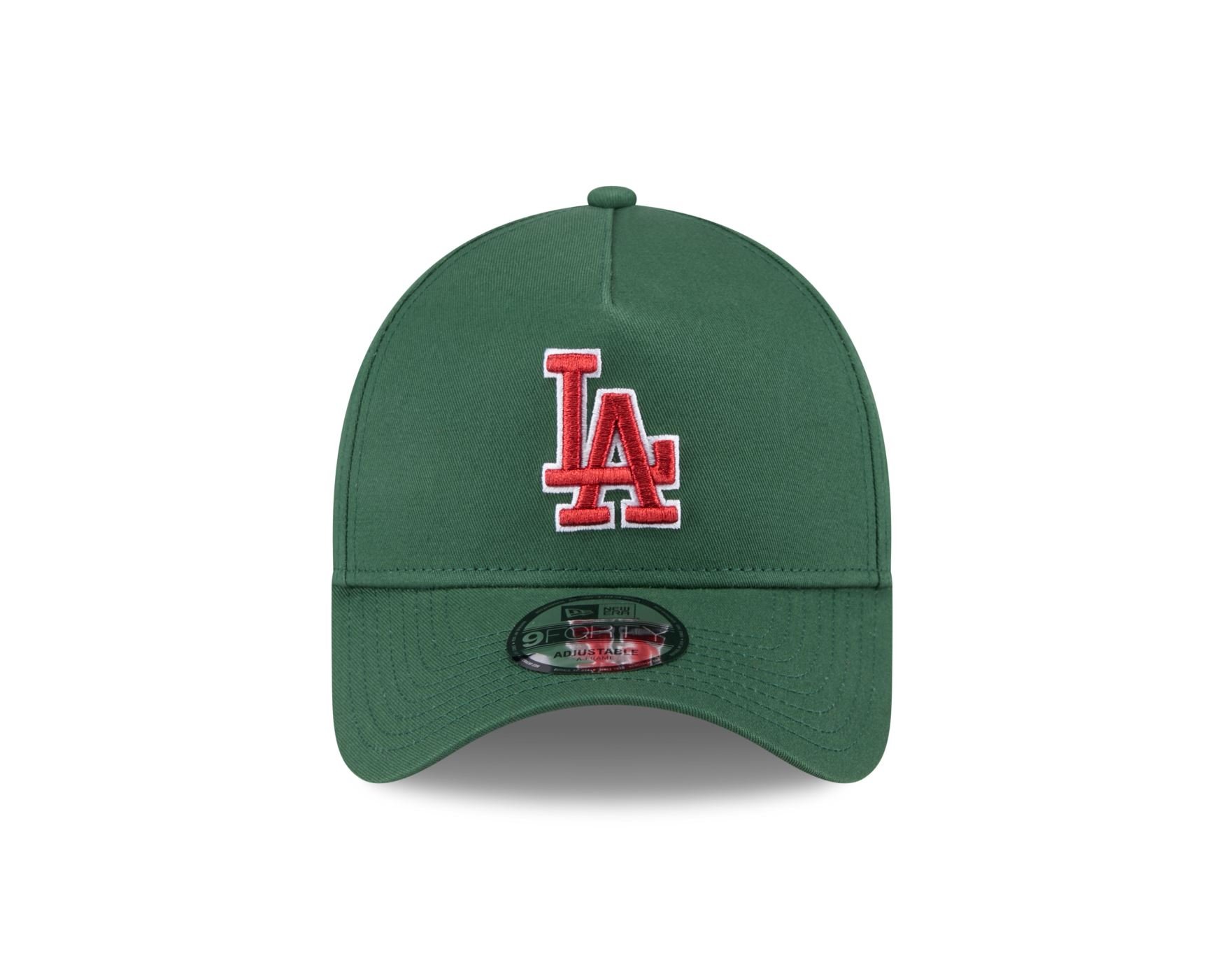 Bone New Era 9FORTY A-FRAME SNAPBACK Los Angeles Dodgers MLB Verde Verde 2