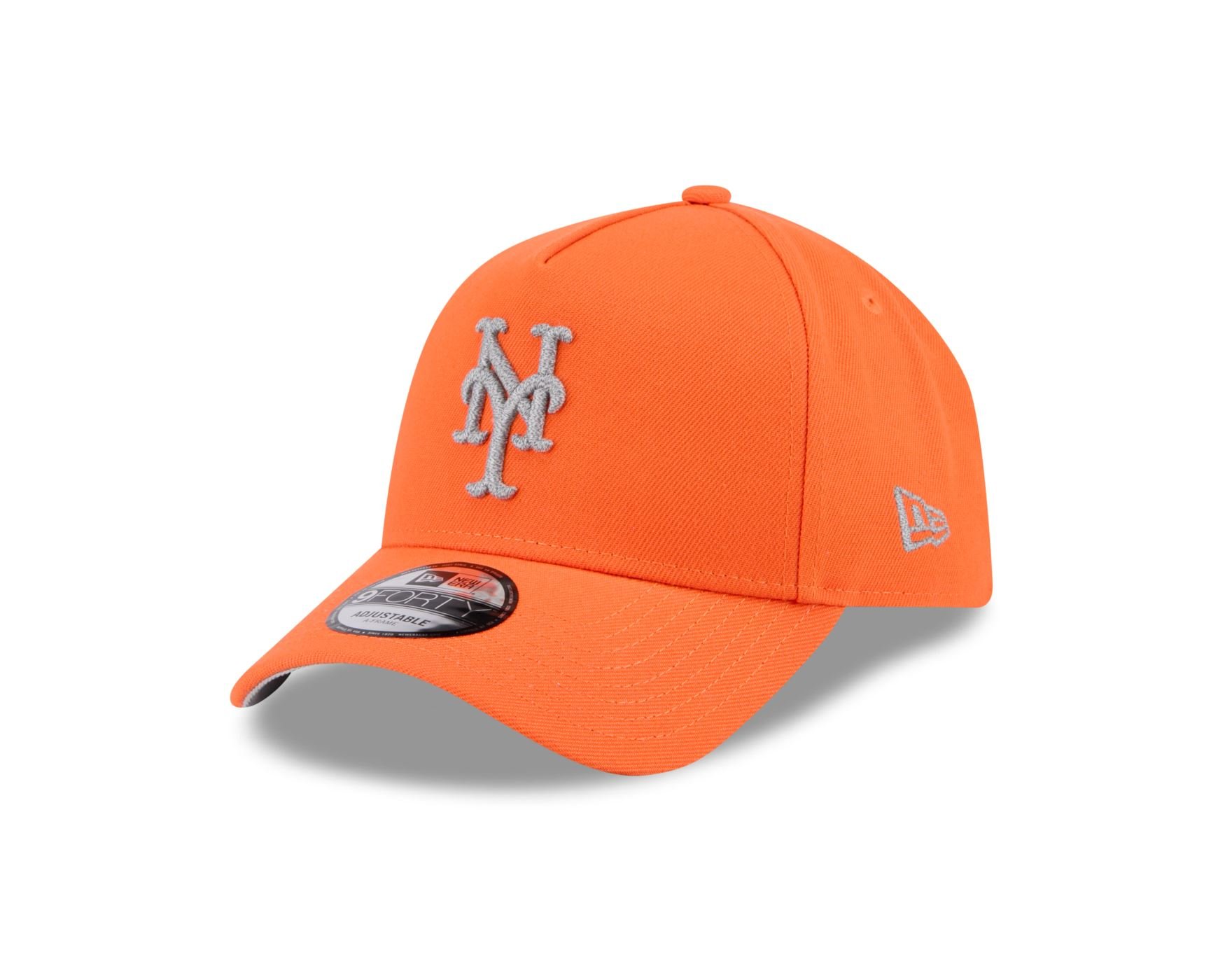 Bone New Era 9FORTY A-FRAME SNAPBACK New York Mets MLB Laranja