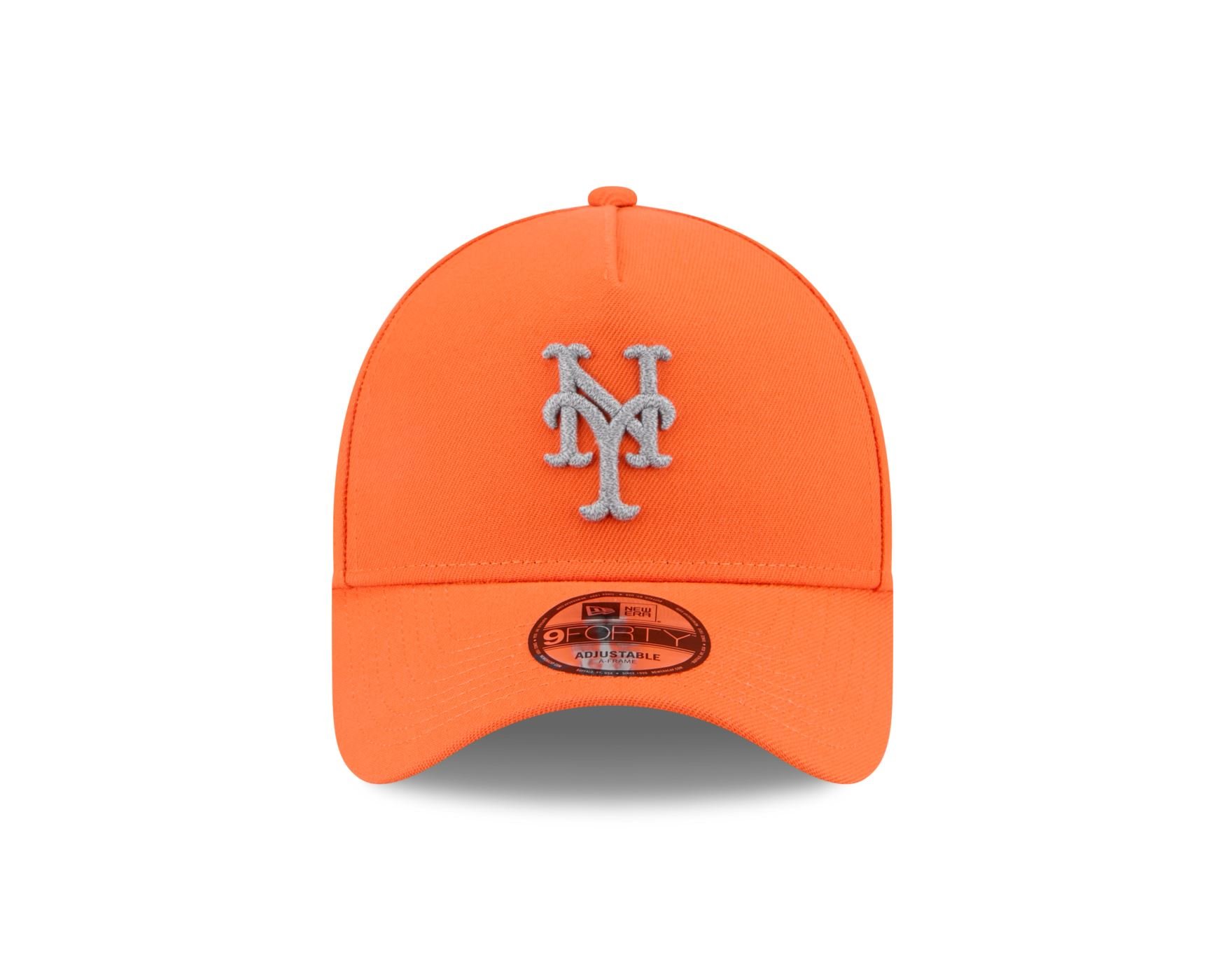 Bone New Era 9FORTY A-FRAME SNAPBACK New York Mets MLB Laranja Laranja 2