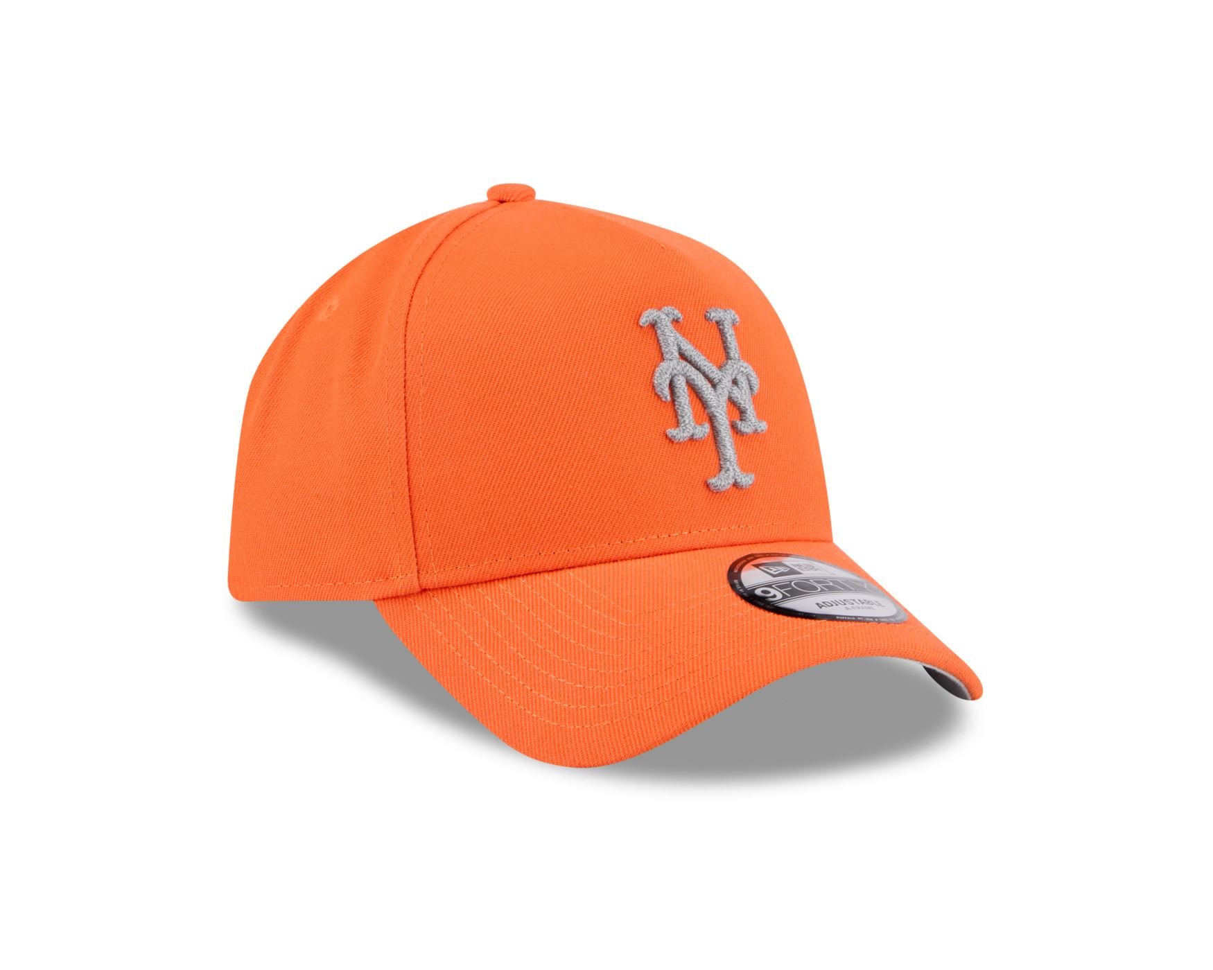 Bone New Era 9FORTY A-FRAME SNAPBACK New York Mets MLB Laranja Laranja 3