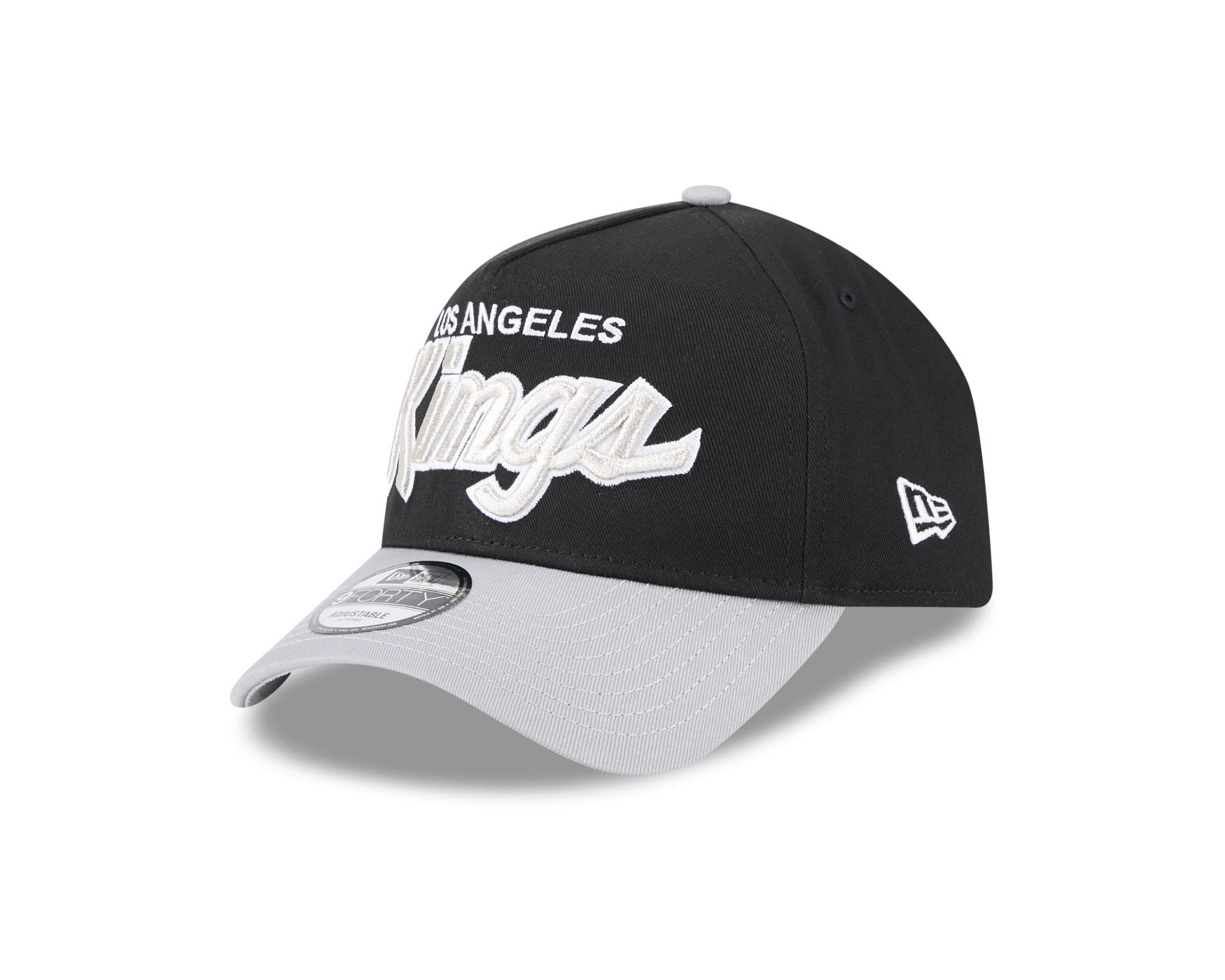 Bone New Era 9FORTY A-FRAME SNAPBACK Los Angeles Kings NHL Preto