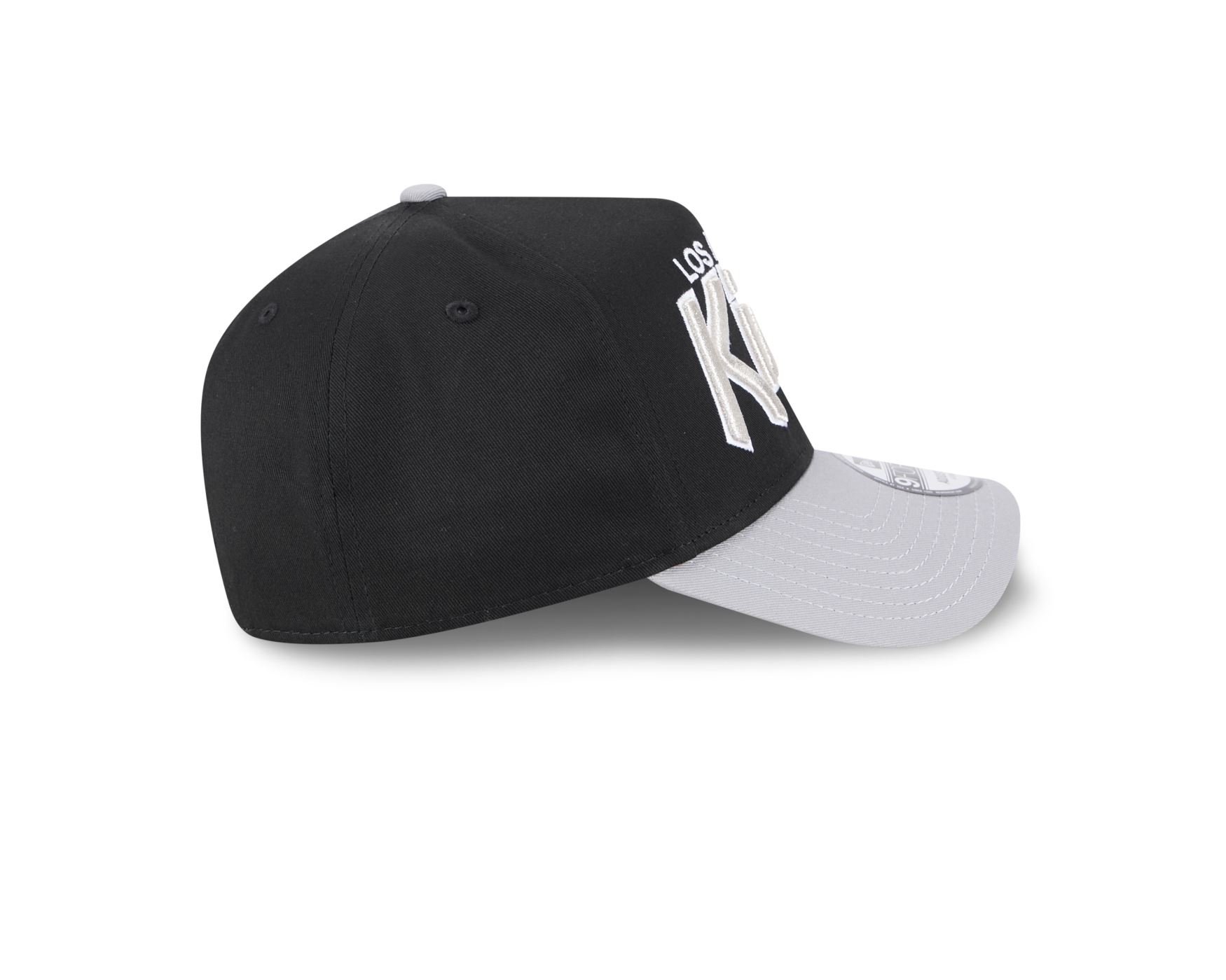 Bone New Era 9FORTY A-FRAME SNAPBACK Los Angeles Kings NHL Preto Preto 4