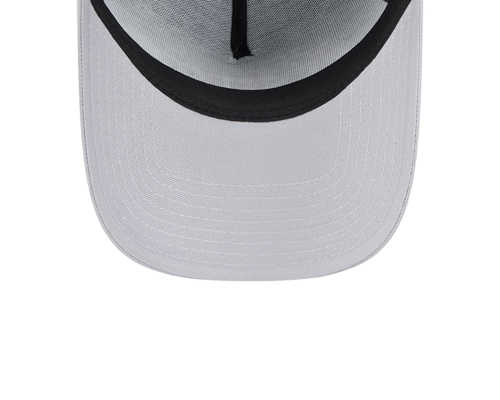 Bone New Era 9FORTY A-FRAME SNAPBACK Los Angeles Kings NHL Preto Preto 6