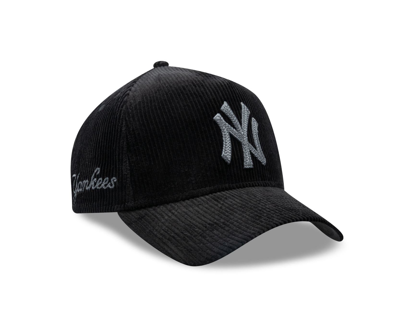 Bone New Era  9FORTY A-Frame New York Yankees MLB Preto Preto 3