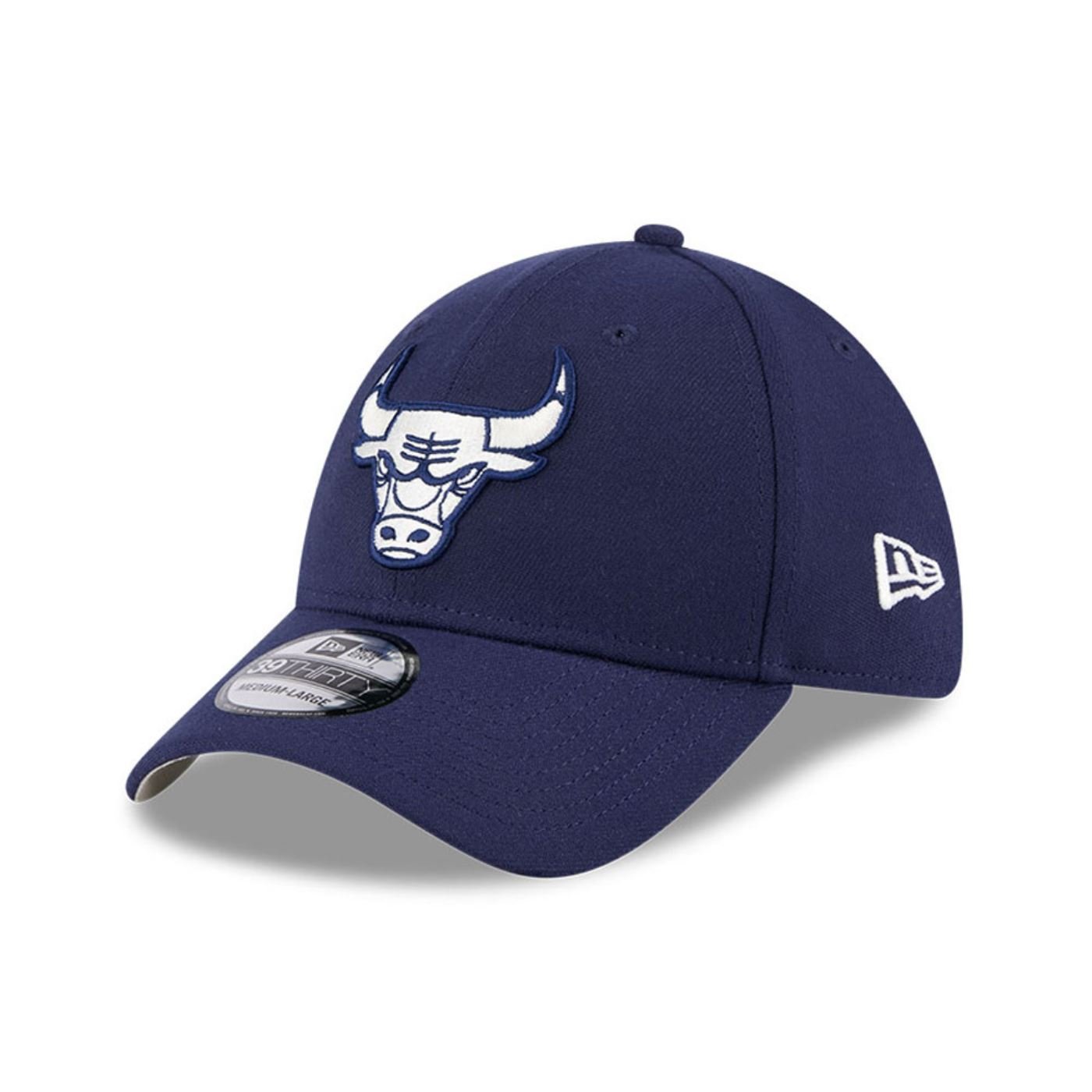 Bone New Era 39THIRTY Chicago Bulls NBA Marinho