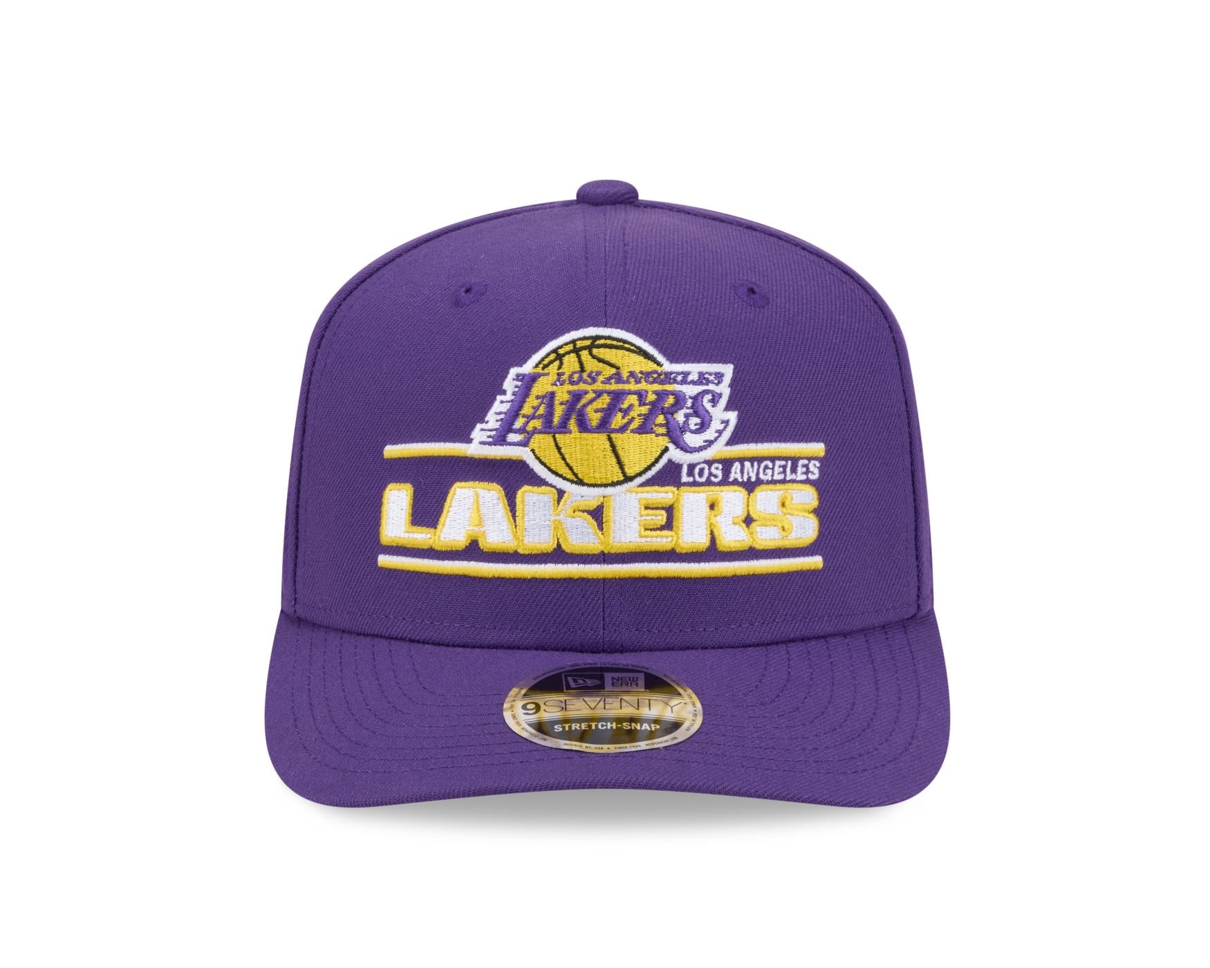 Bone New Era 9SEVENTY STRETCH SNAP Los Angeles Lakers NBA Roxo Roxo 2
