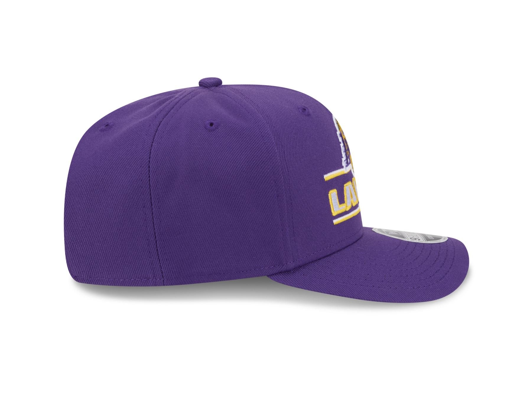 Bone New Era 9SEVENTY STRETCH SNAP Los Angeles Lakers NBA Roxo Roxo 4