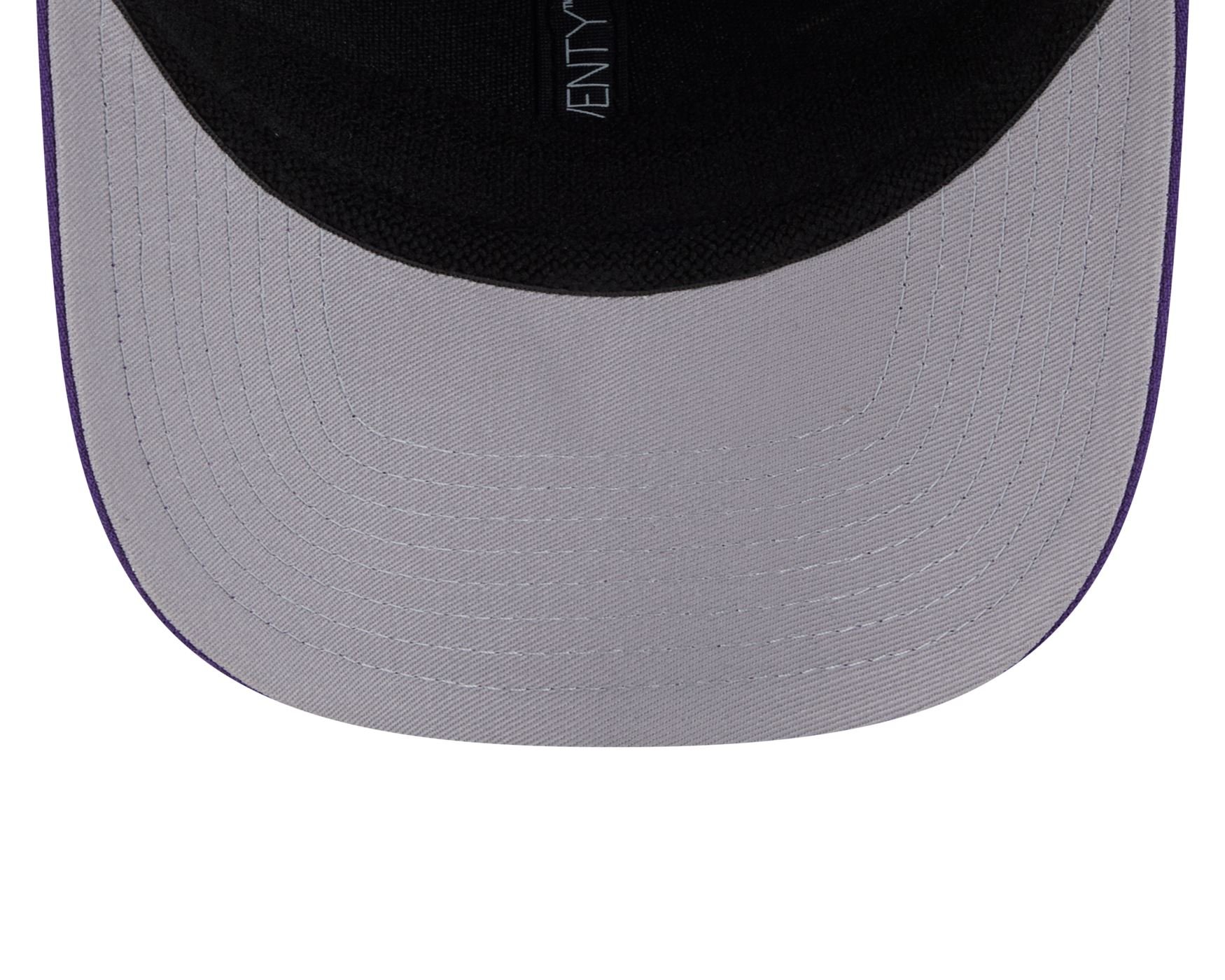 Bone New Era 9SEVENTY STRETCH SNAP Los Angeles Lakers NBA Roxo Roxo 6