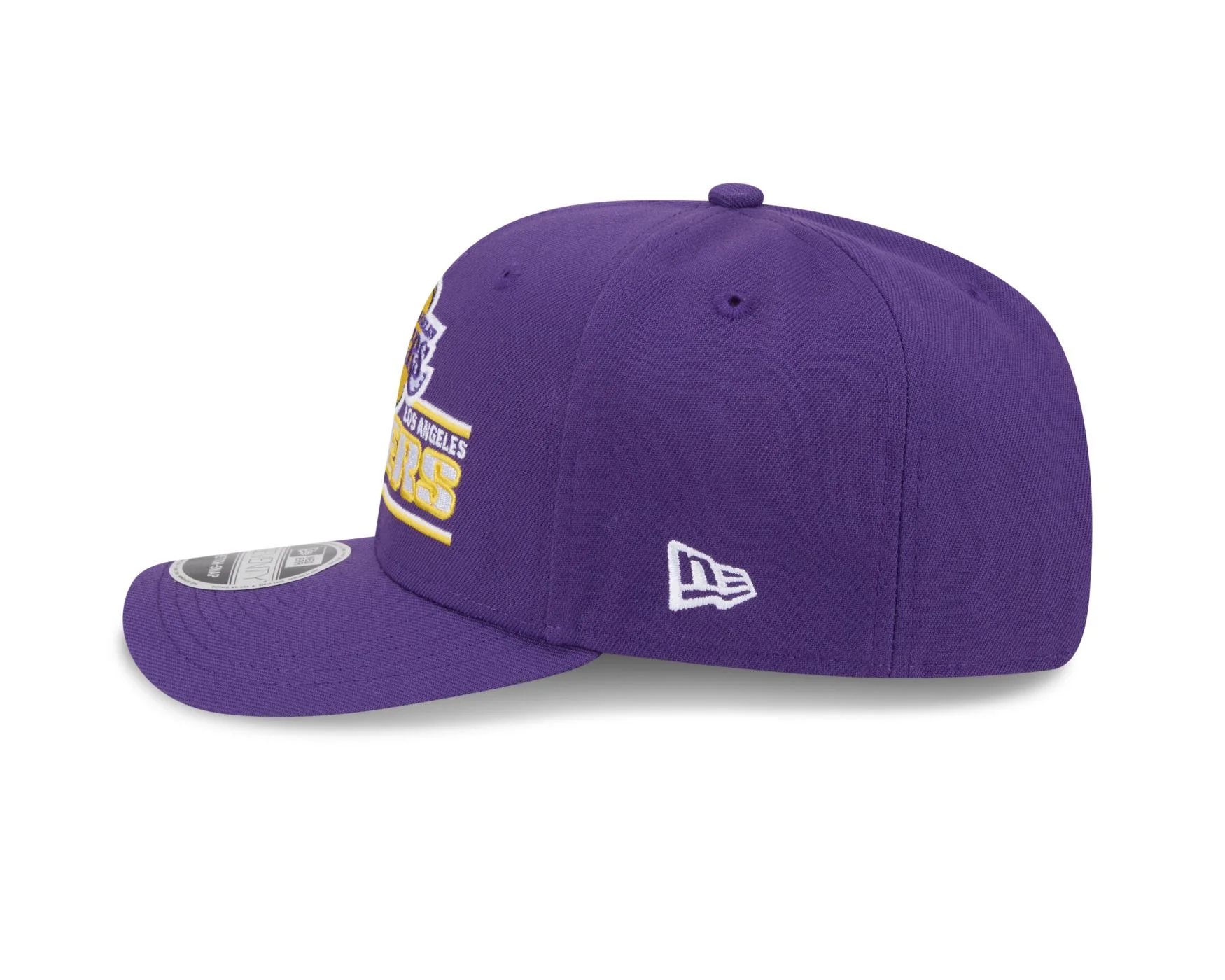 Bone New Era 9SEVENTY STRETCH SNAP Los Angeles Lakers NBA Roxo Roxo 7