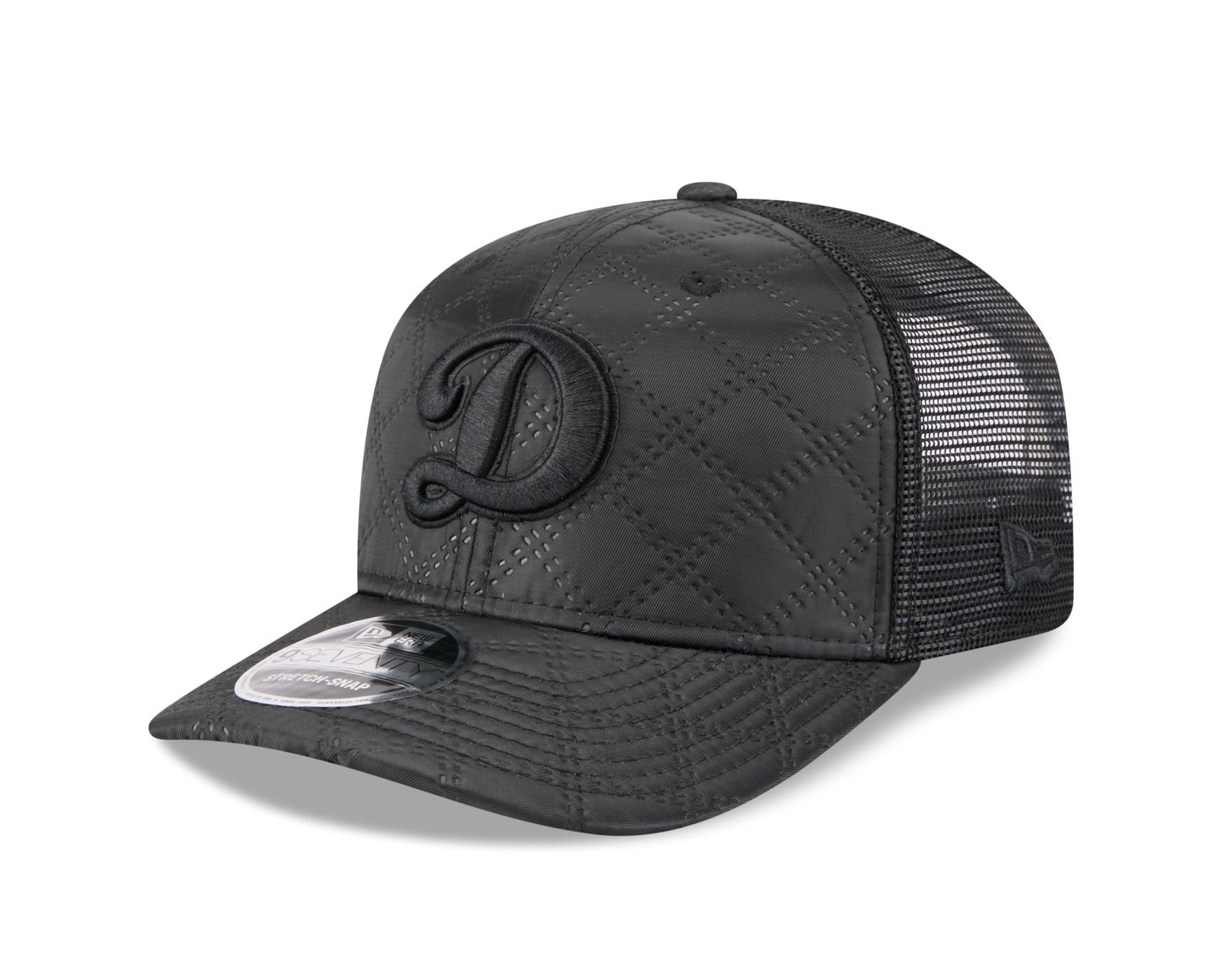 Bone New Era 9SEVENTY STRETCH SNAP Los Angeles Dodgers MLB Preto