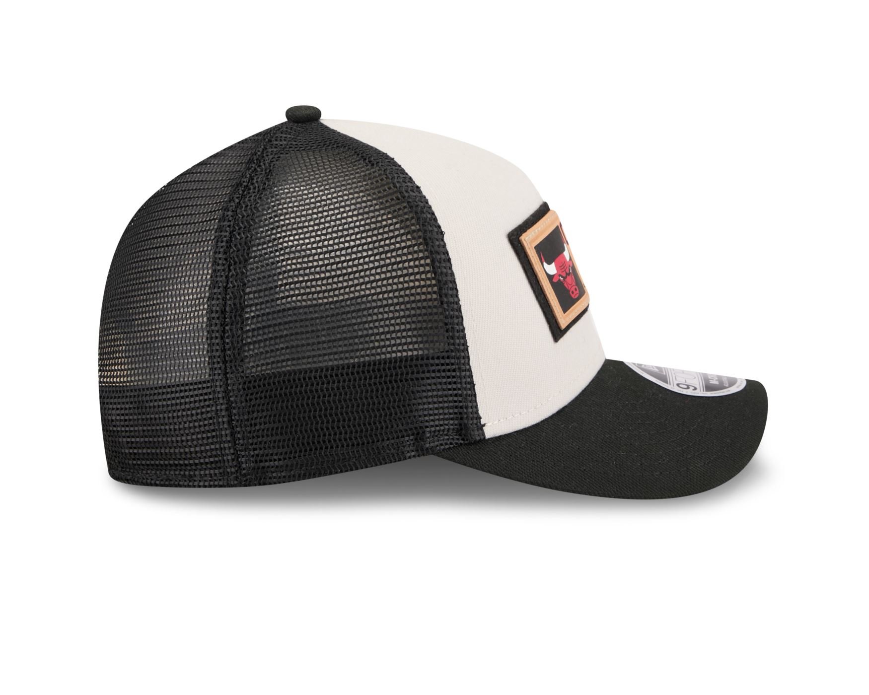 Bone New Era 9FORTY M-CROWN Chicago Bulls NBA Preto Preto 4