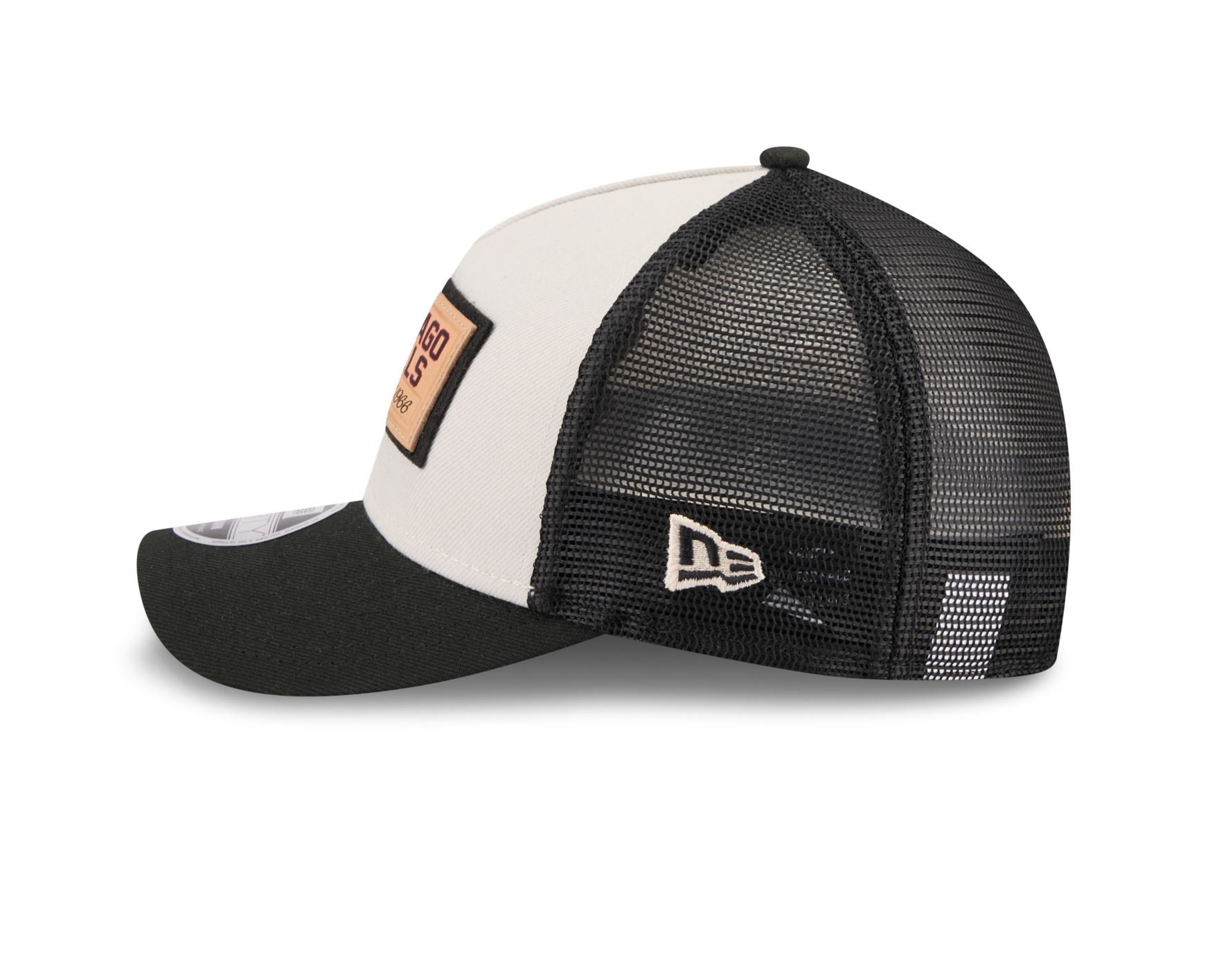 Bone New Era 9FORTY M-CROWN Chicago Bulls NBA Preto Preto 7