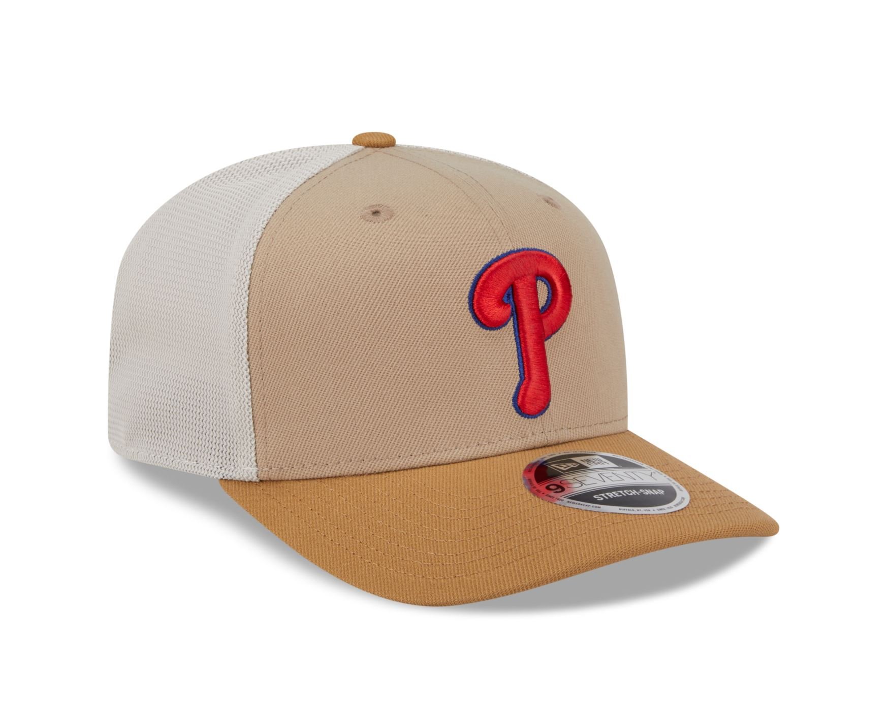 Bone New Era 9SEVENTY STRETCH SNAP Philadelphia Phillies MLB Bege Bege 3