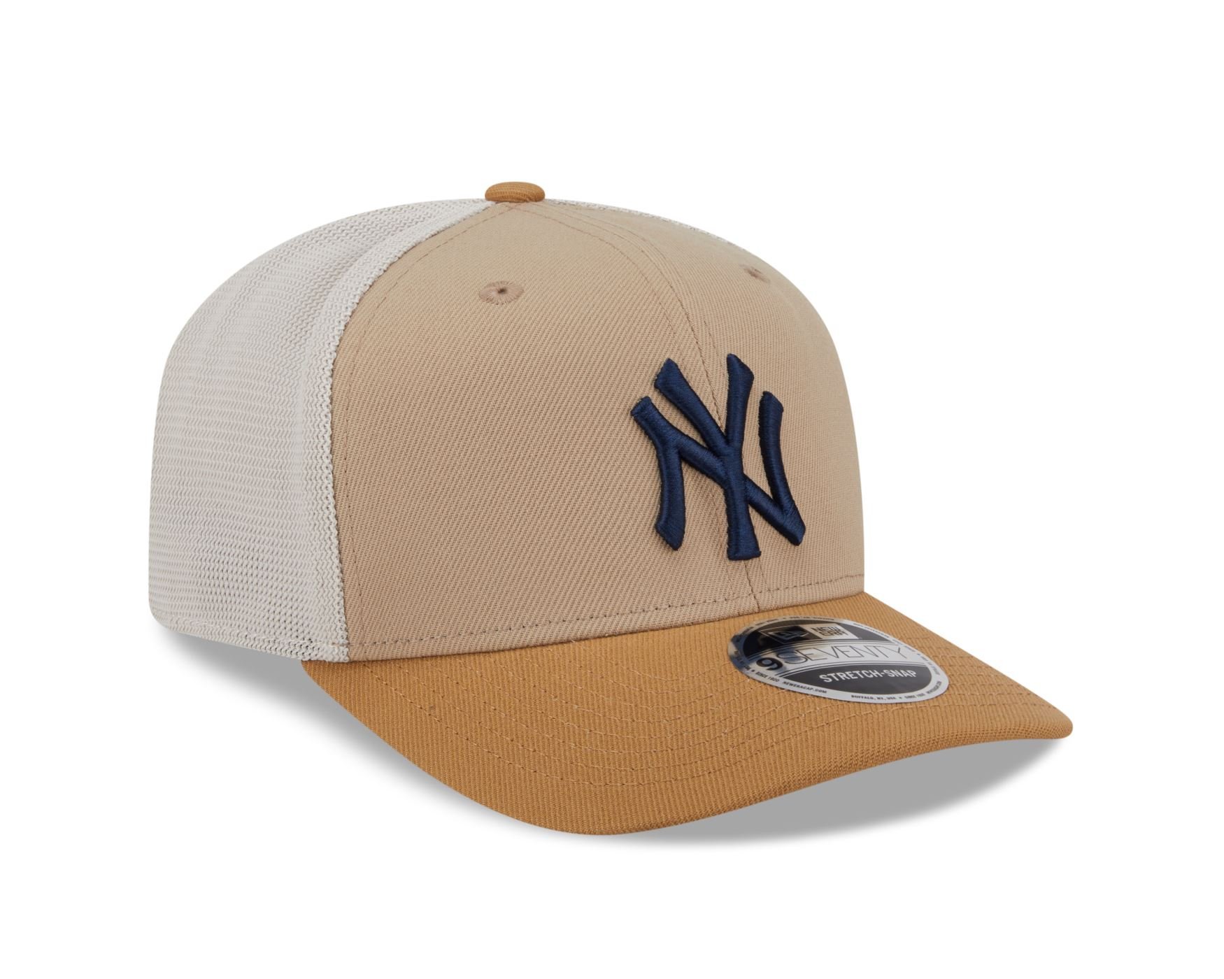 Bone New Era 9SEVENTY STRETCH SNAP New York Yankees MLB Bege Bege 3