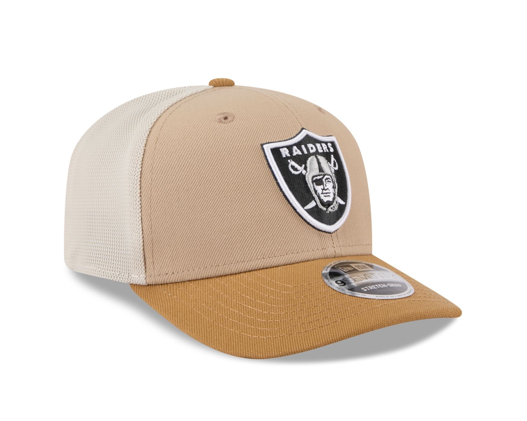 Bone New Era 9SEVENTY STRETCH SNAP Las Vegas Raiders NFL Bege Bege 3