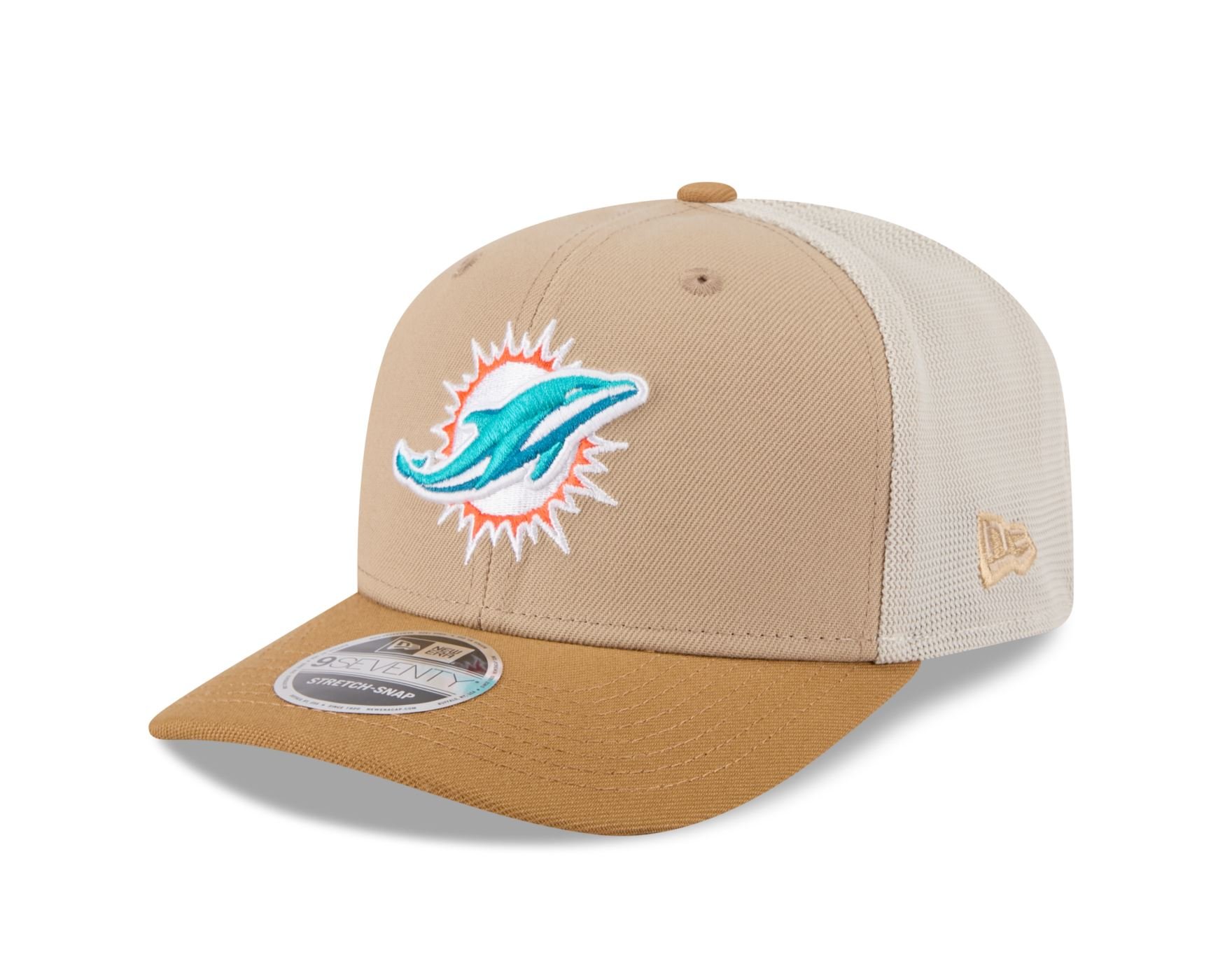 Bone New Era 9SEVENTY STRETCH SNAP Miami Dolphins NFL Bege