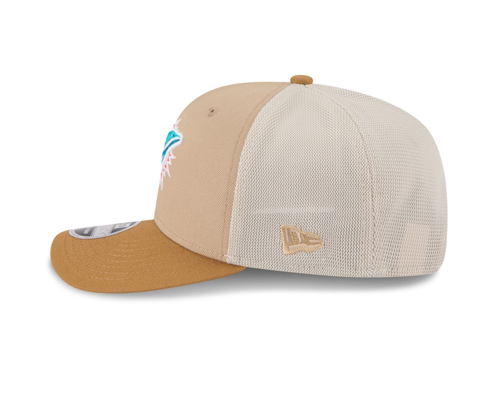 Bone New Era 9SEVENTY STRETCH SNAP Miami Dolphins NFL Bege Bege 7