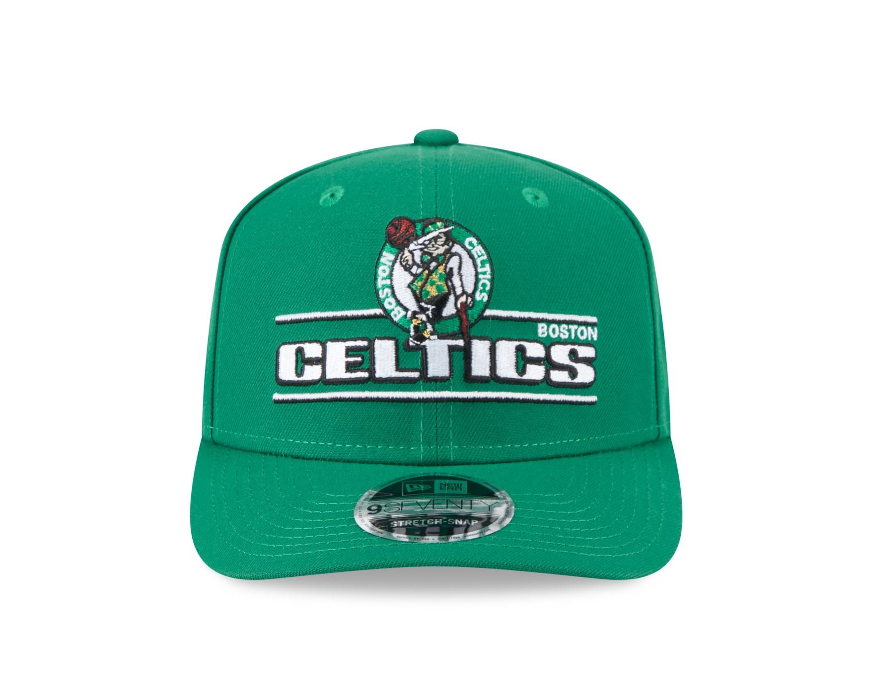 Bone New Era 9SEVENTY STRETCH SNAP Boston Celtics NBA Verde Verde 2