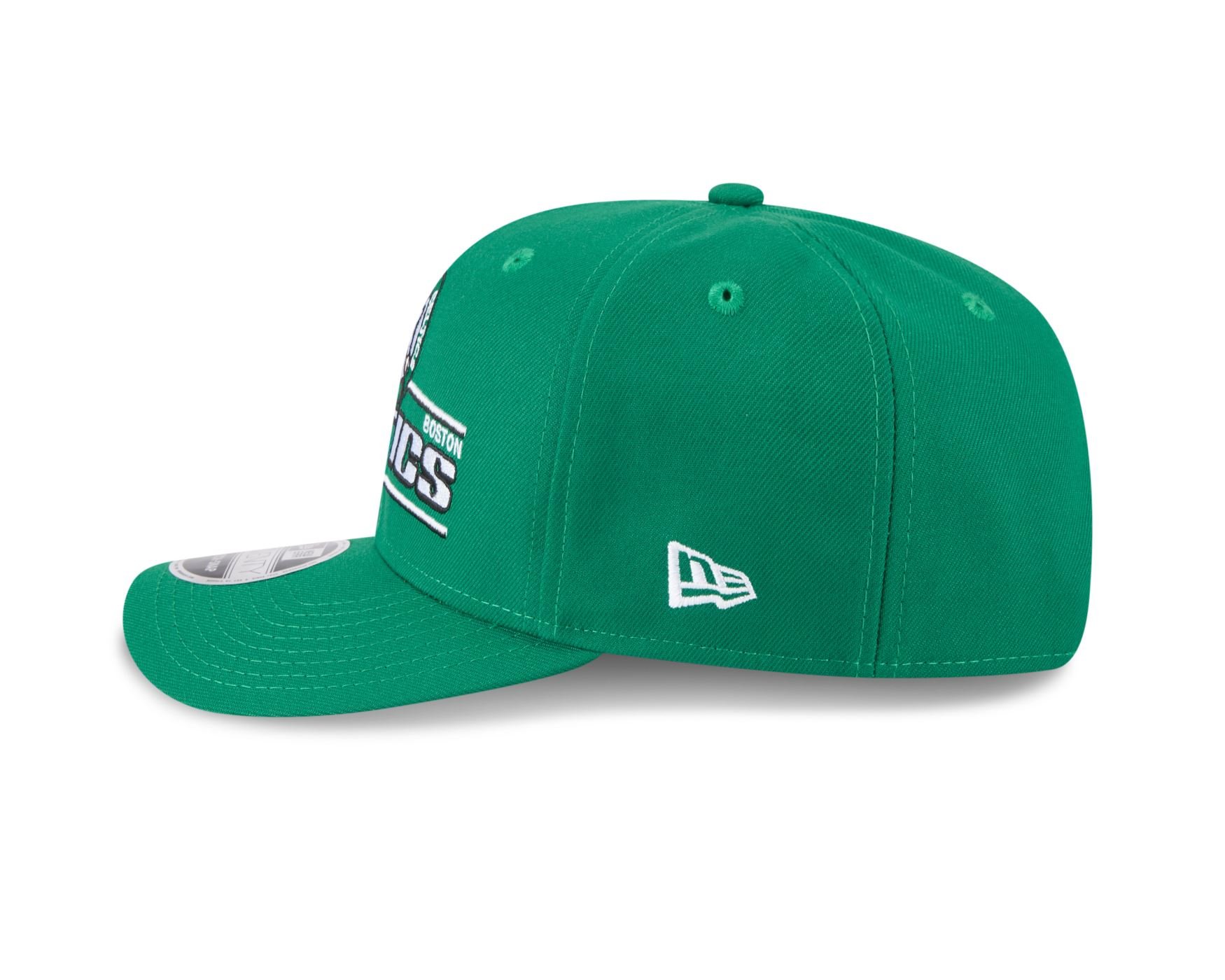 Bone New Era 9SEVENTY STRETCH SNAP Boston Celtics NBA Verde Verde 7