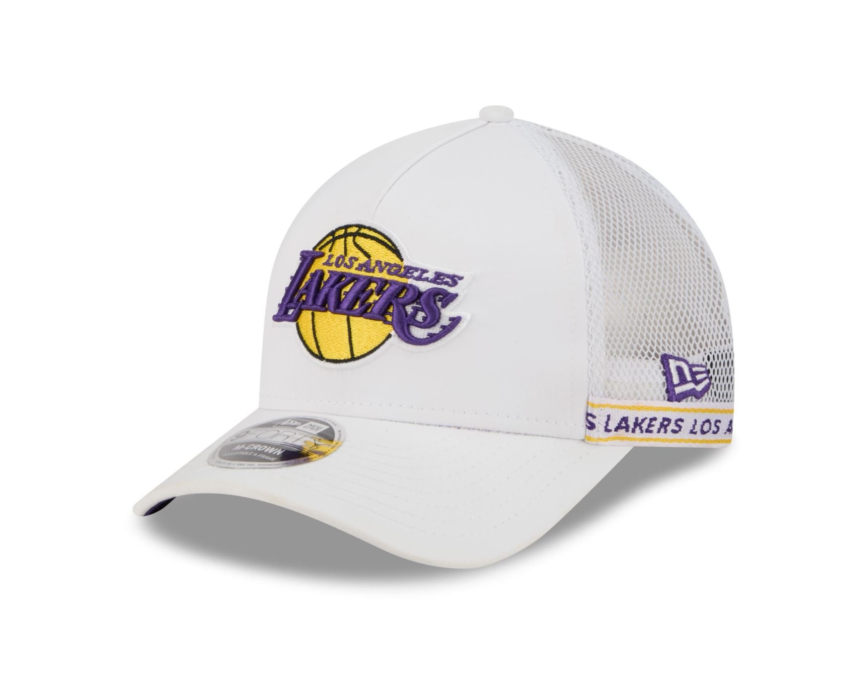 Bone New Era 9FORTY M-CROWN Los Angeles Lakers NBA Roxo