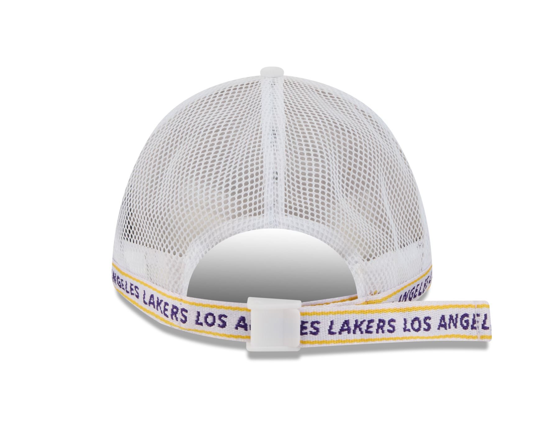 Bone New Era 9FORTY M-CROWN Los Angeles Lakers NBA Roxo Branco 5