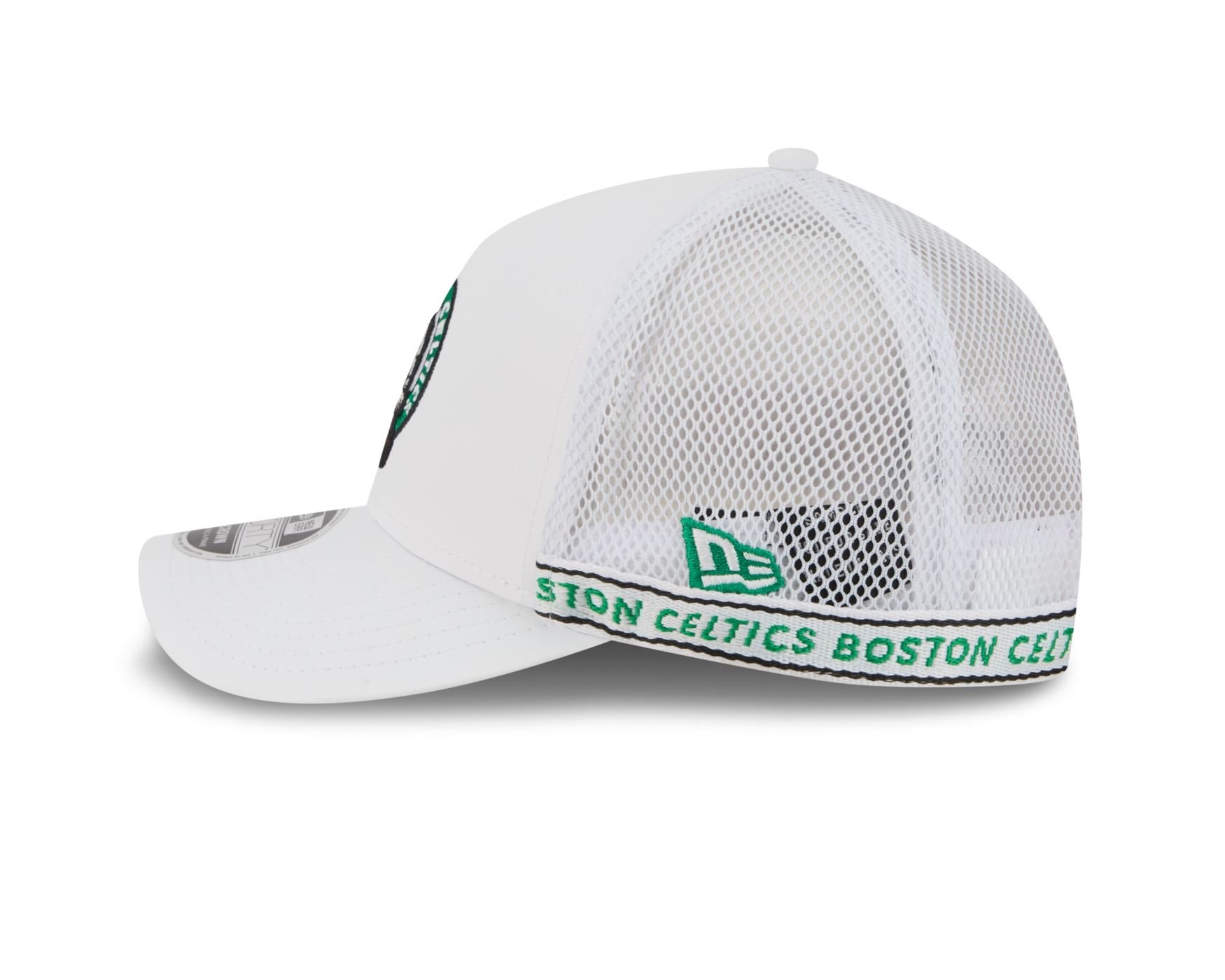 Bone New Era 9FORTY M-CROWN Boston Celtics NBA Verde Branco 7