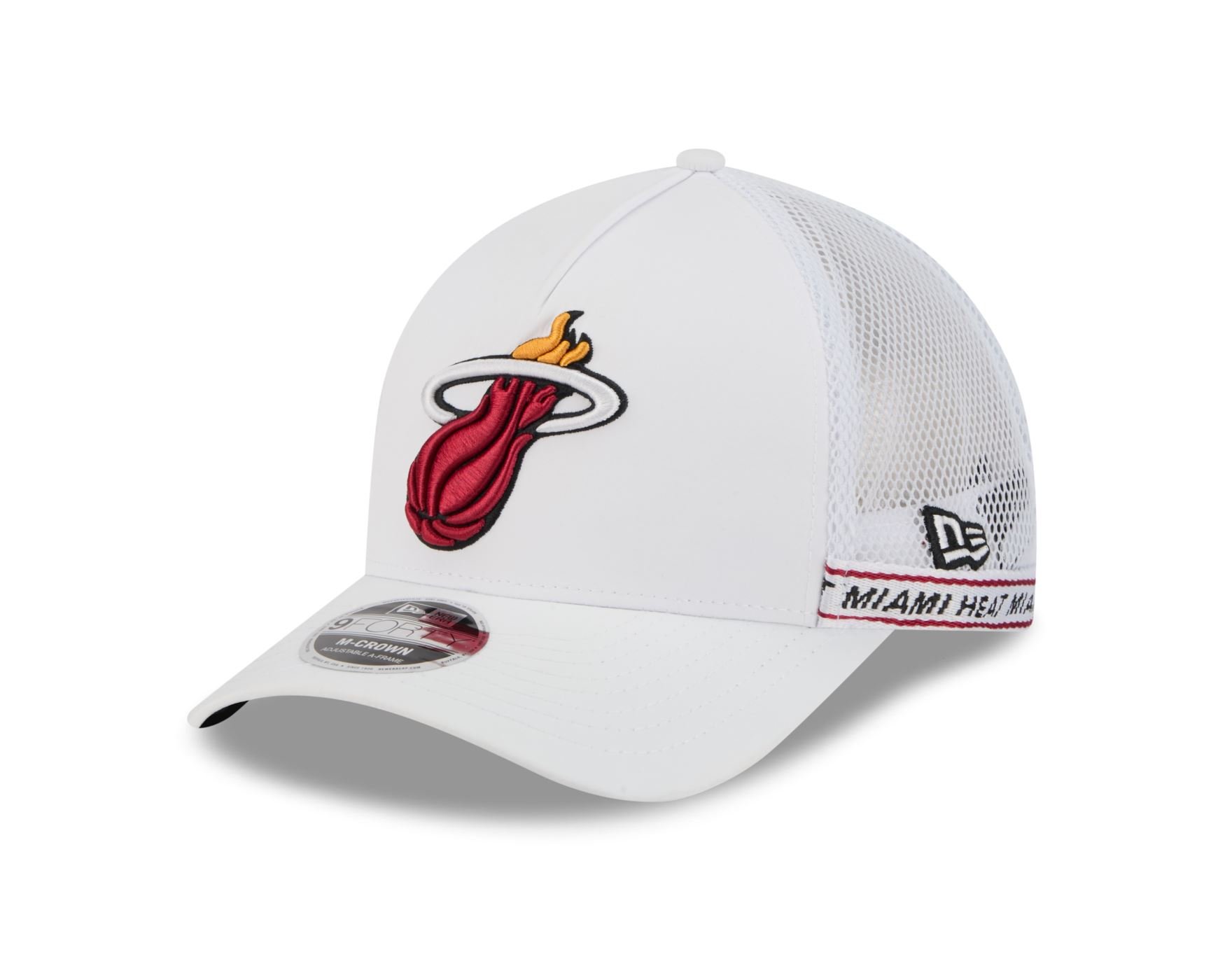 Bone New Era 9FORTY M-CROWN Miami Heat NBA Preto