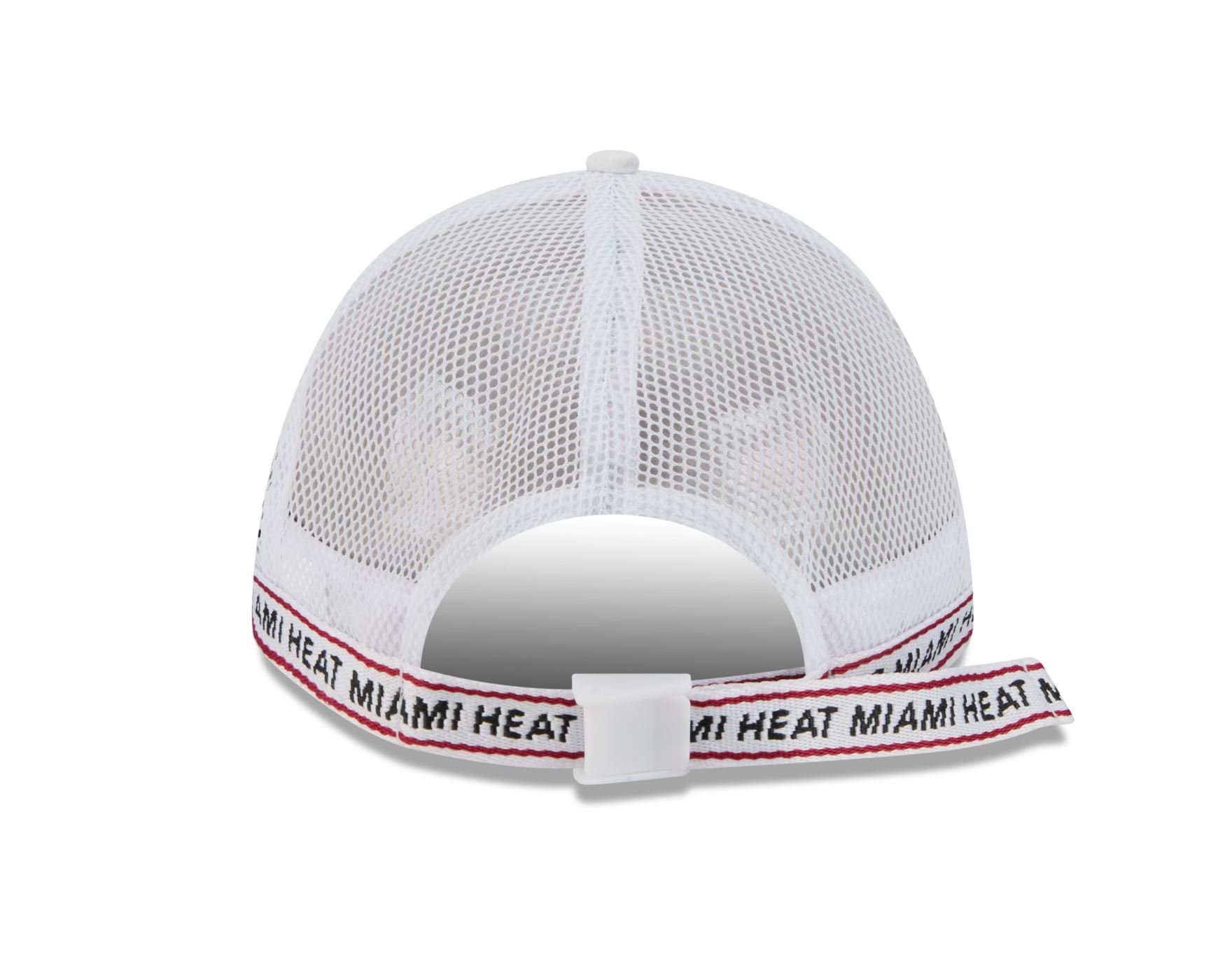 Bone New Era 9FORTY M-CROWN Miami Heat NBA Preto Branco 5