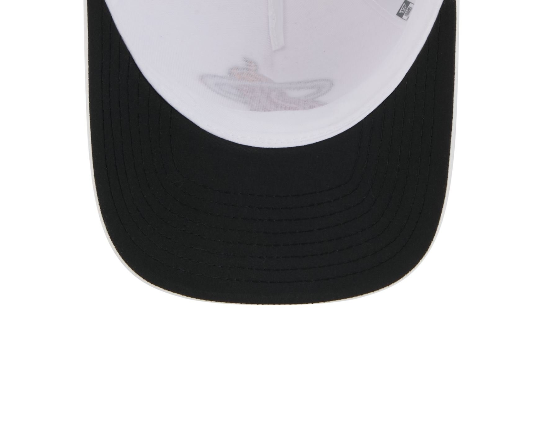 Bone New Era 9FORTY M-CROWN Miami Heat NBA Preto Branco 6