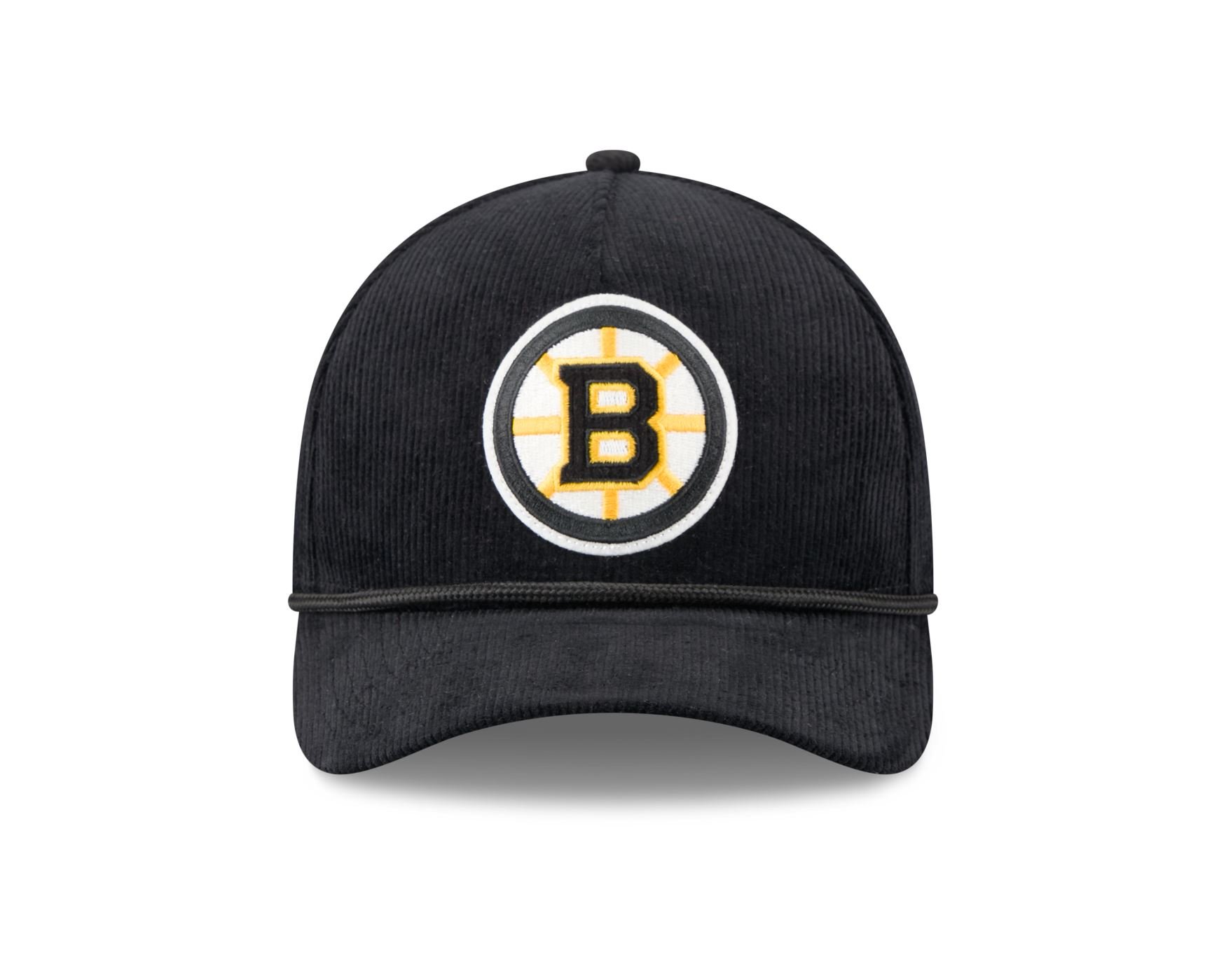 Bone New Era 9FORTY M-CROWN A-FRAME Boston Bruins NHL Preto Preto 2