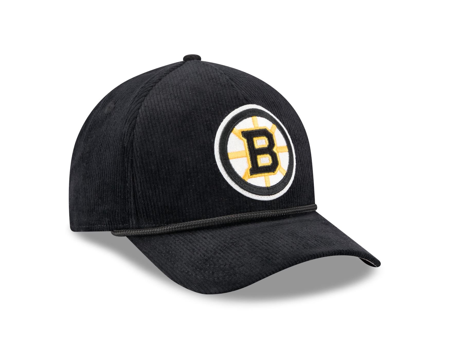 Bone New Era 9FORTY M-CROWN A-FRAME Boston Bruins NHL Preto Preto 3