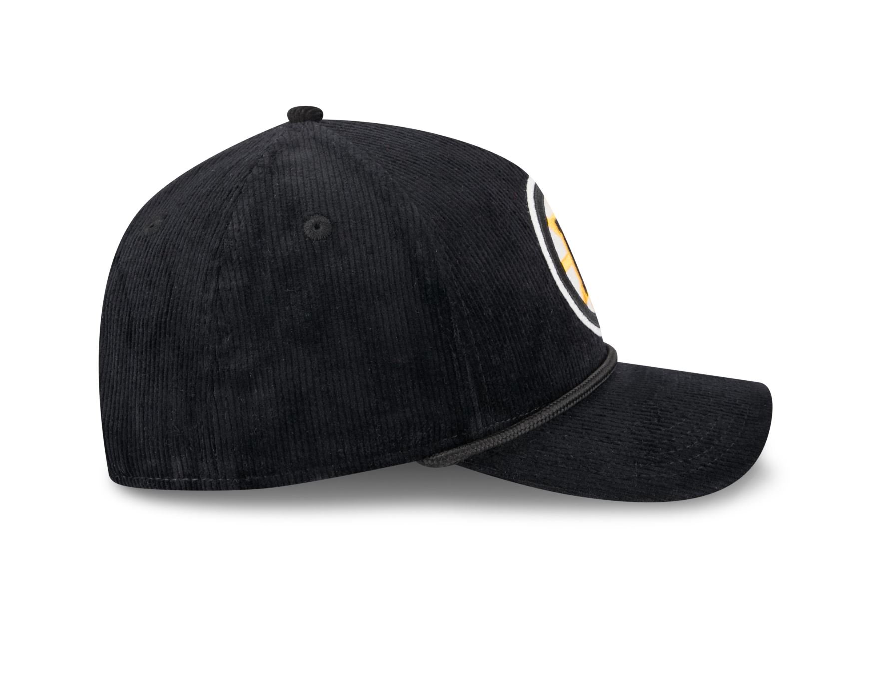 Bone New Era 9FORTY M-CROWN A-FRAME Boston Bruins NHL Preto Preto 4