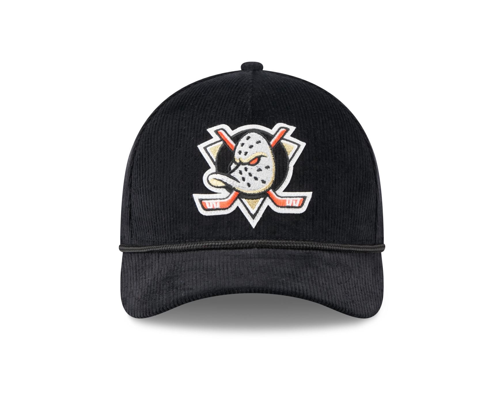 Bone New Era 9FORTY M-CROWN A-FRAME Anaheim Ducks NHL Laranja Preto 2