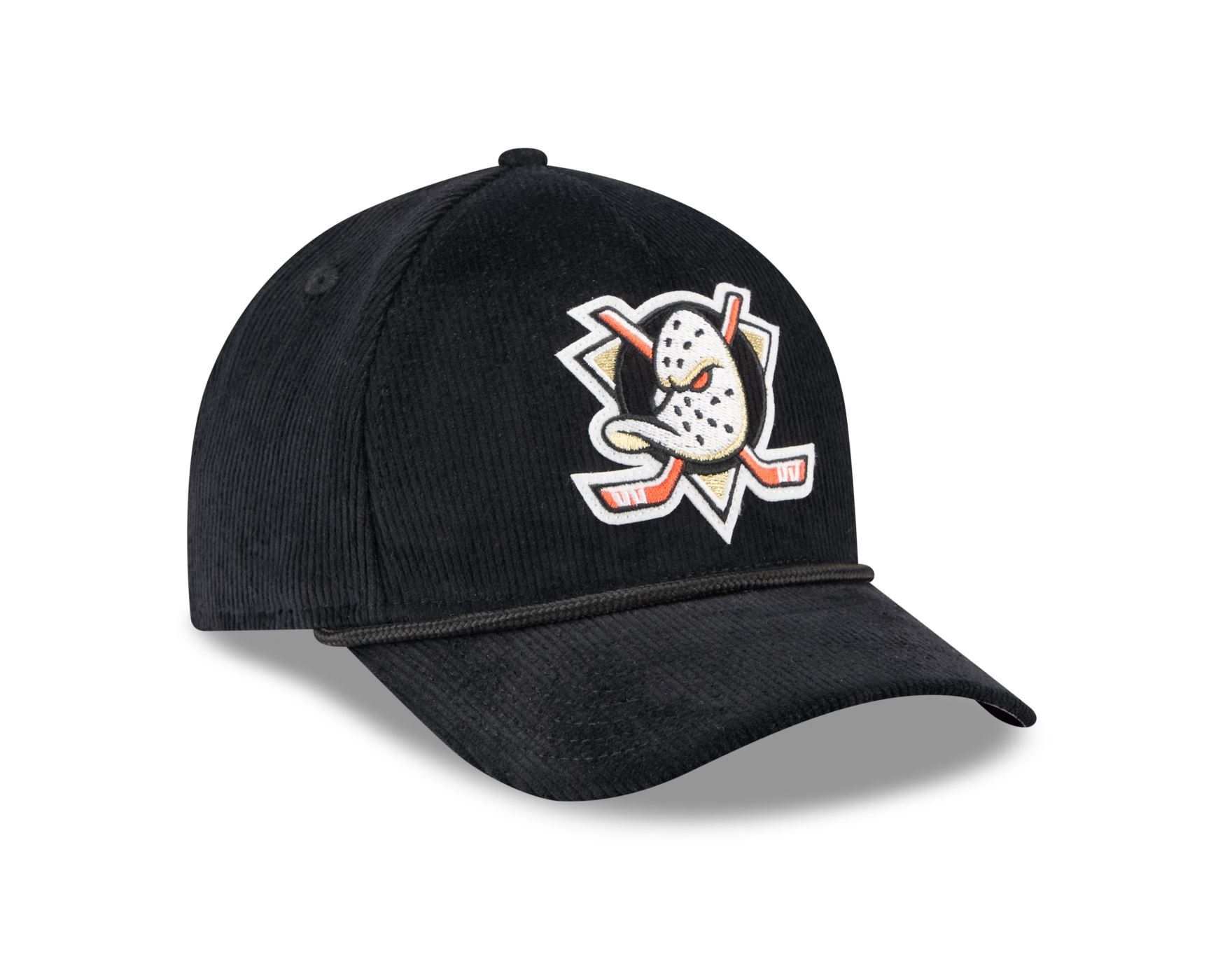 Bone New Era 9FORTY M-CROWN A-FRAME Anaheim Ducks NHL Laranja Preto 3