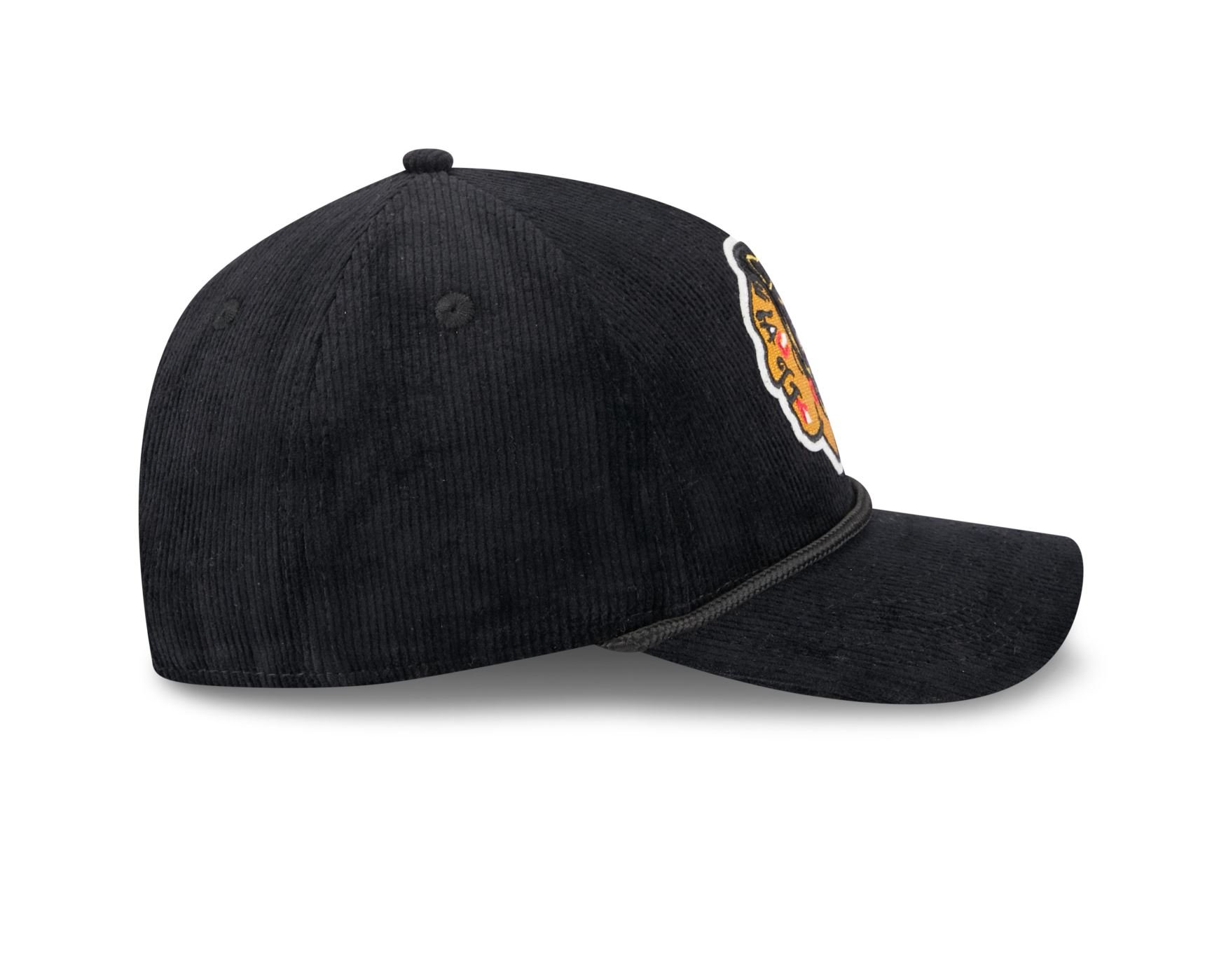 Bone New Era 9FORTY M-CROWN A-FRAME Chicago Blackhawks NHL Preto Preto 4