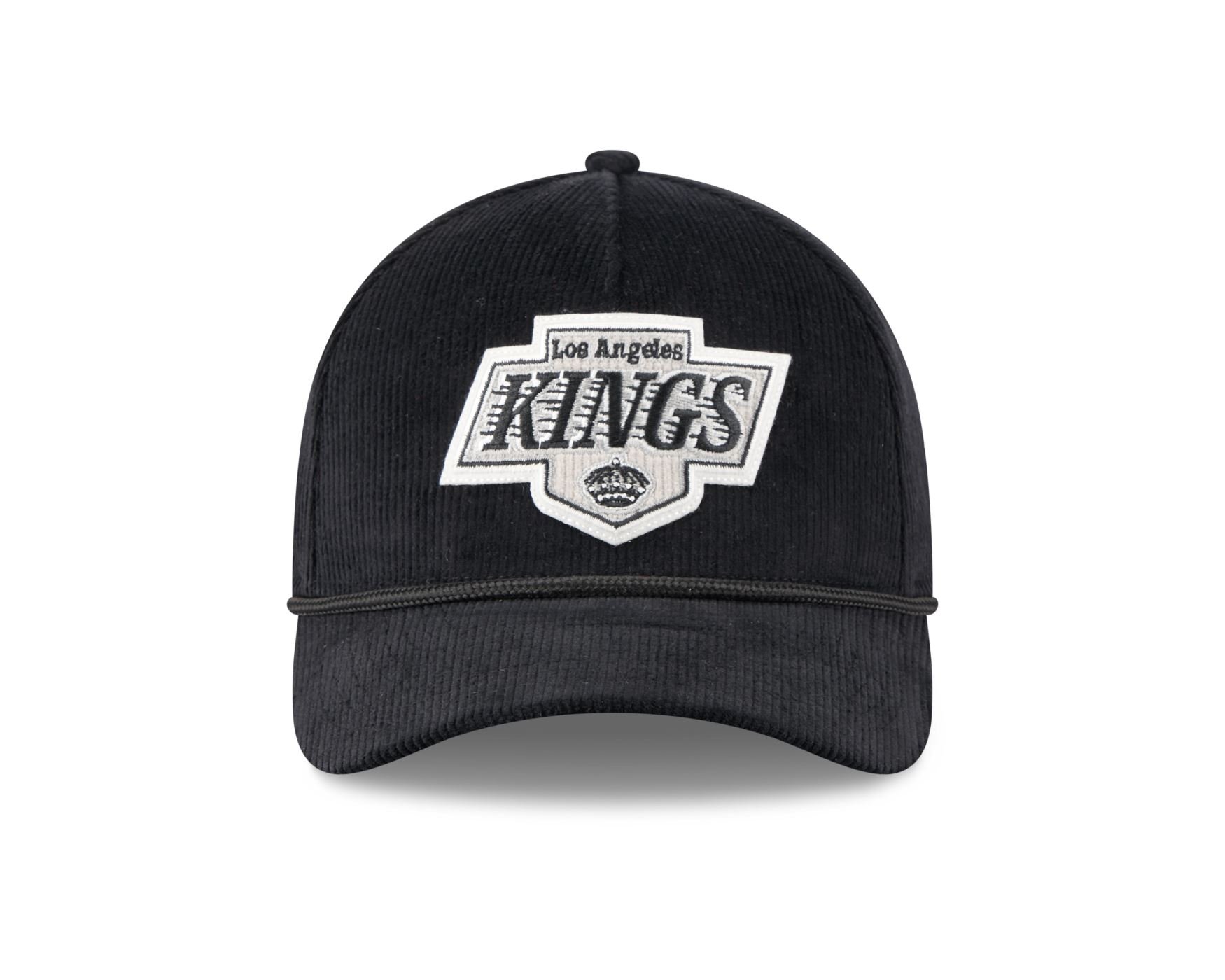 Bone New Era 9FORTY M-CROWN A-FRAME Los Angeles Kings NHL Preto Preto 2