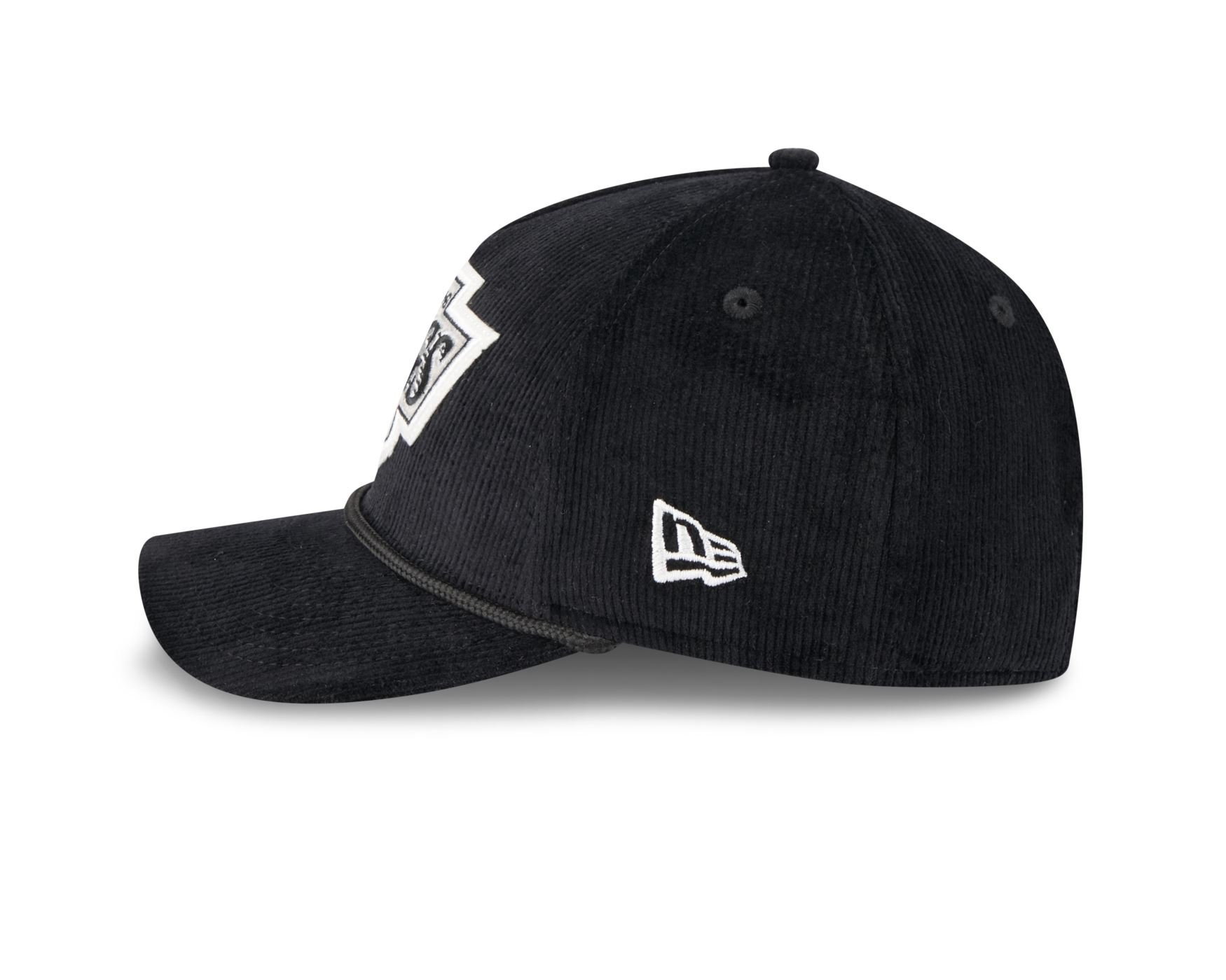 Bone New Era 9FORTY M-CROWN A-FRAME Los Angeles Kings NHL Preto Preto 7