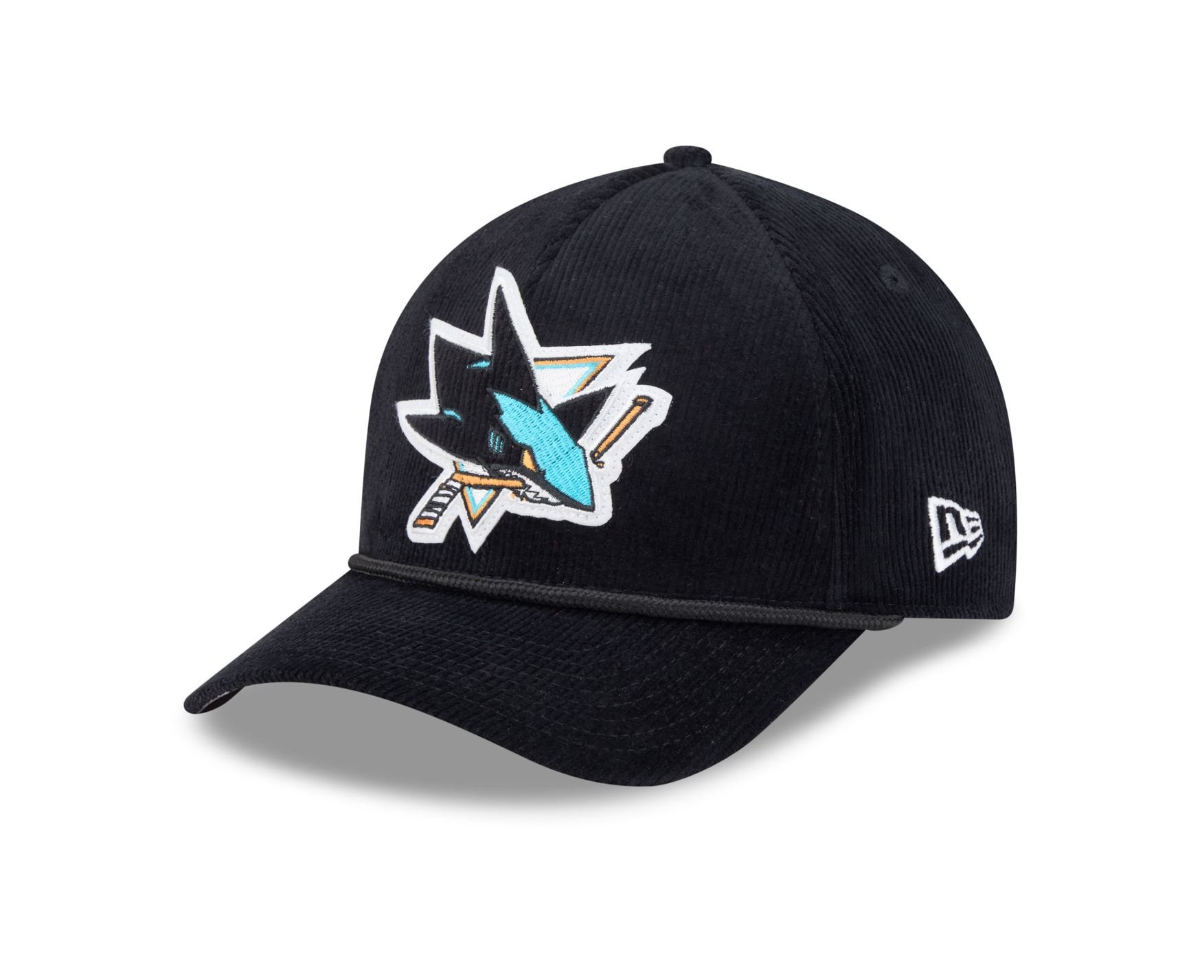 Bone New Era 9FORTY M-CROWN A-FRAME San Jose Sharks NHL Preto