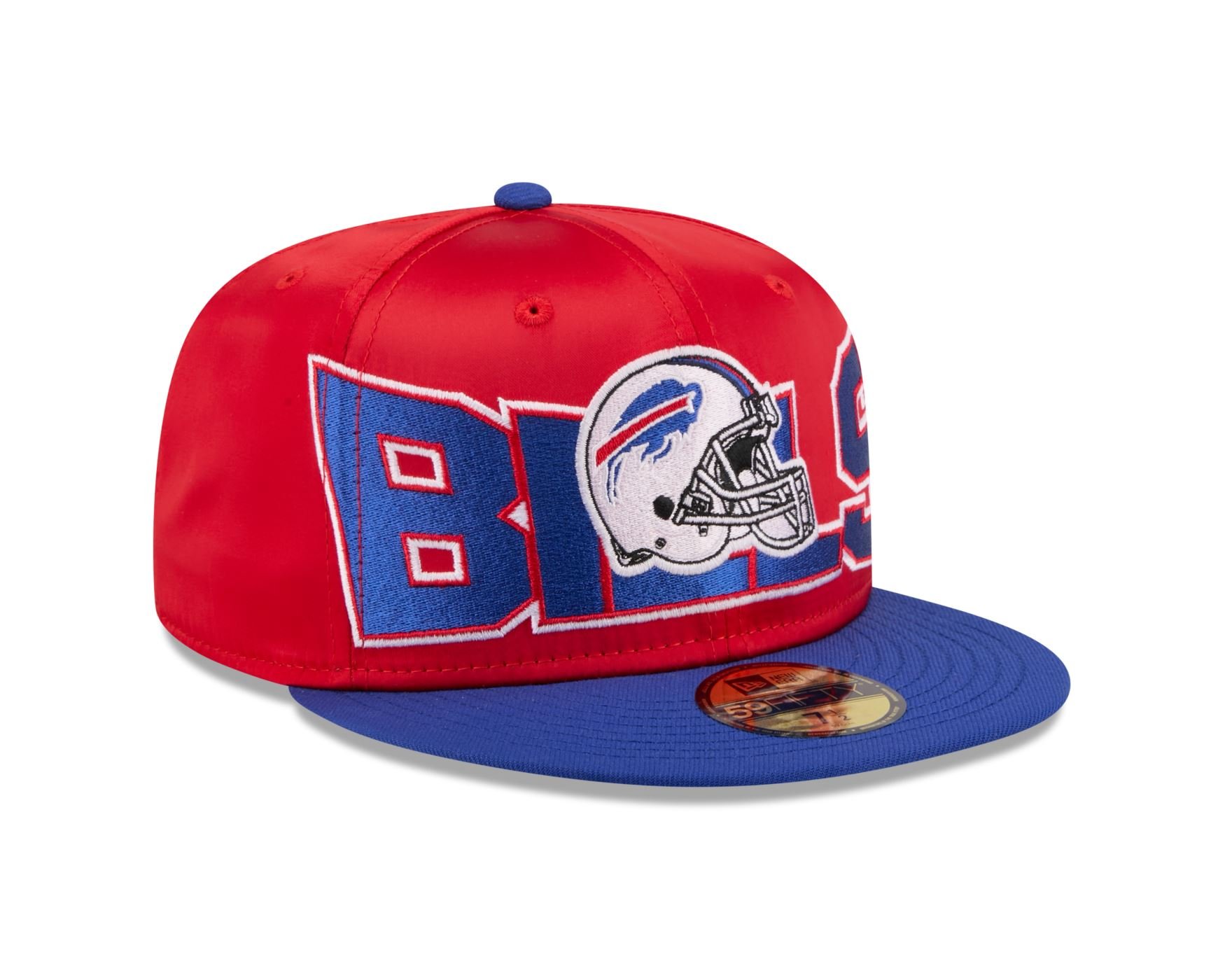 Bone New Era 59FIFTY Buffalo Bills NFL Azul Vermelho/Azul 3