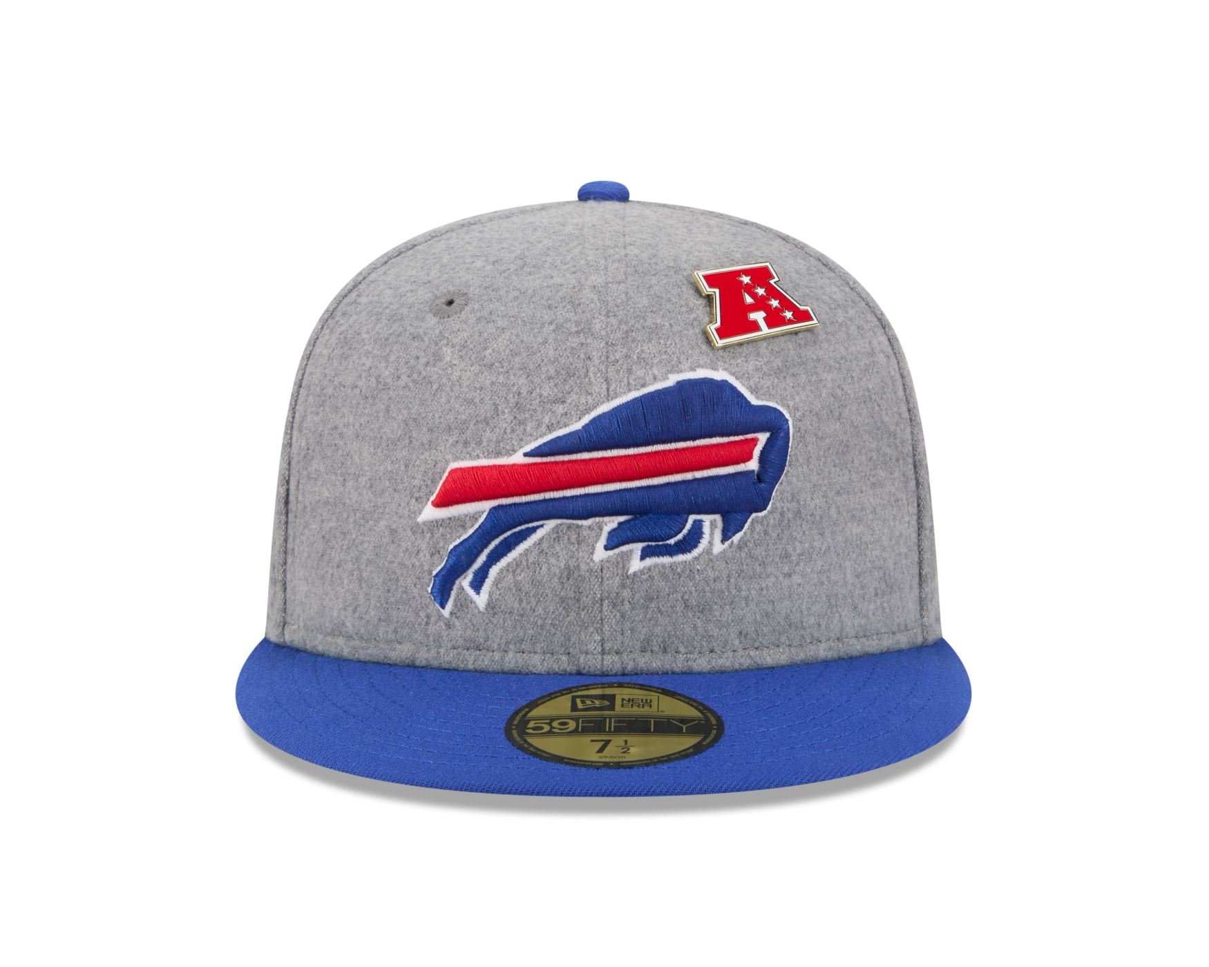 Bone New Era 59FIFTY Buffalo Bills NFL Azul Cinza/Azul 2